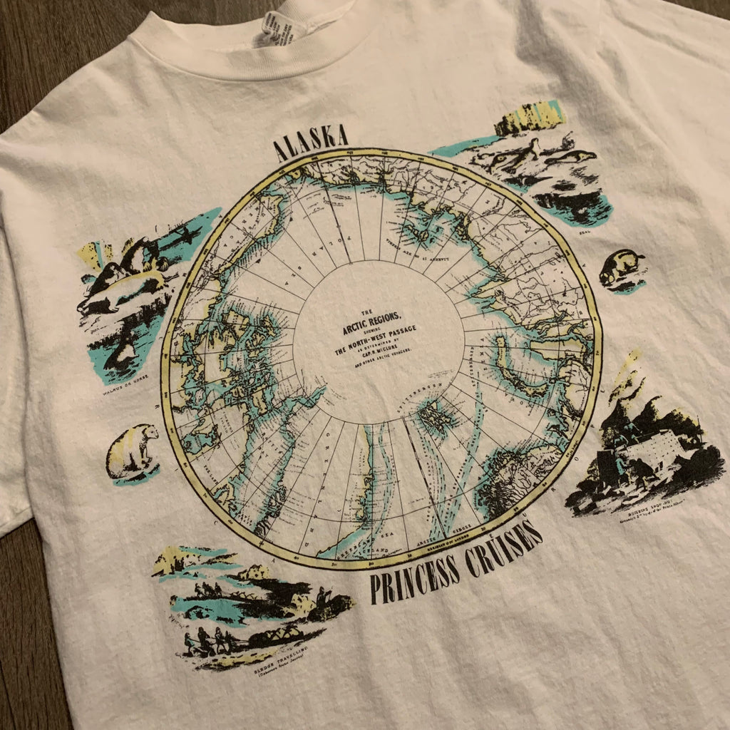 90s Alaska Compass Tee L/XL