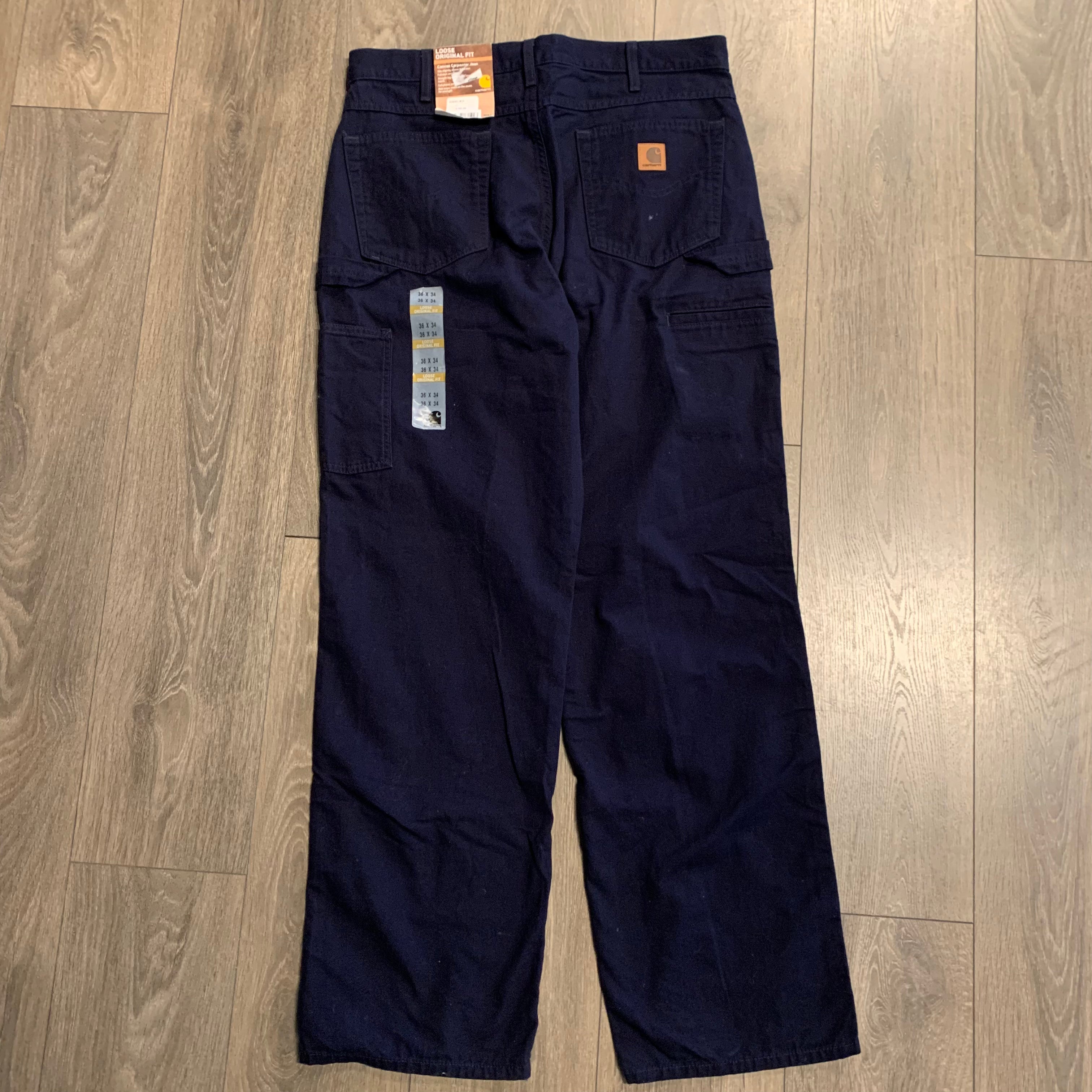 Navy NWT Carhartt Carpenters 36