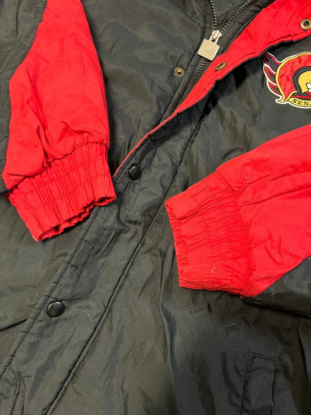 Vintage Ottawa Senators puffer parka jacket M/L