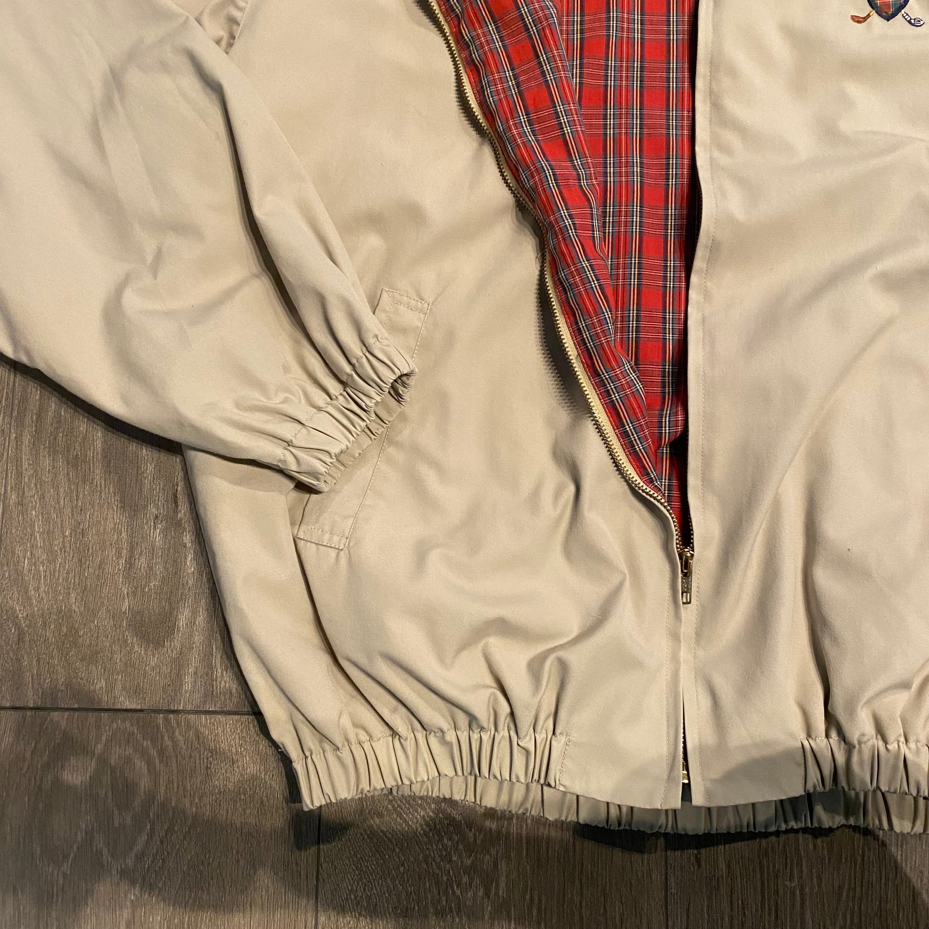 RL Polo Plaid Lined Harrington Jacket XL