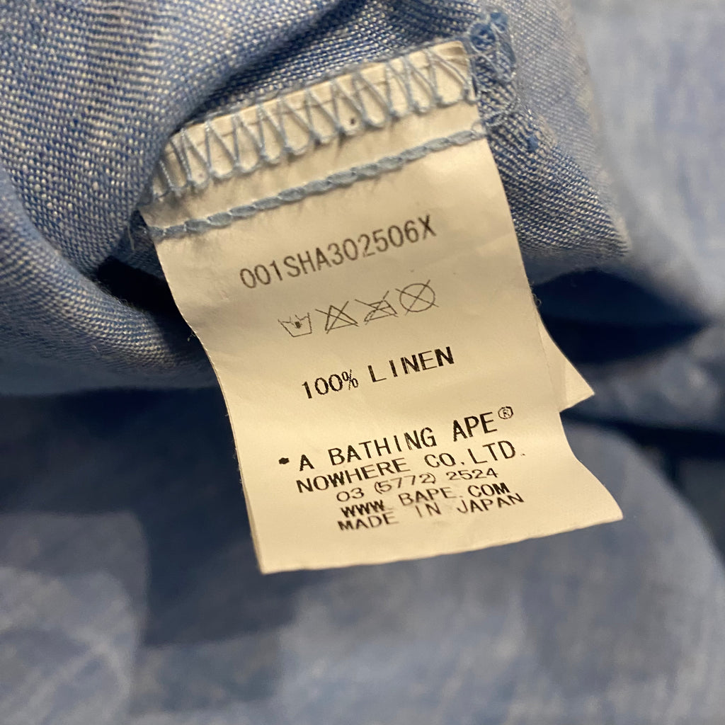 Bape Linen Button Up M