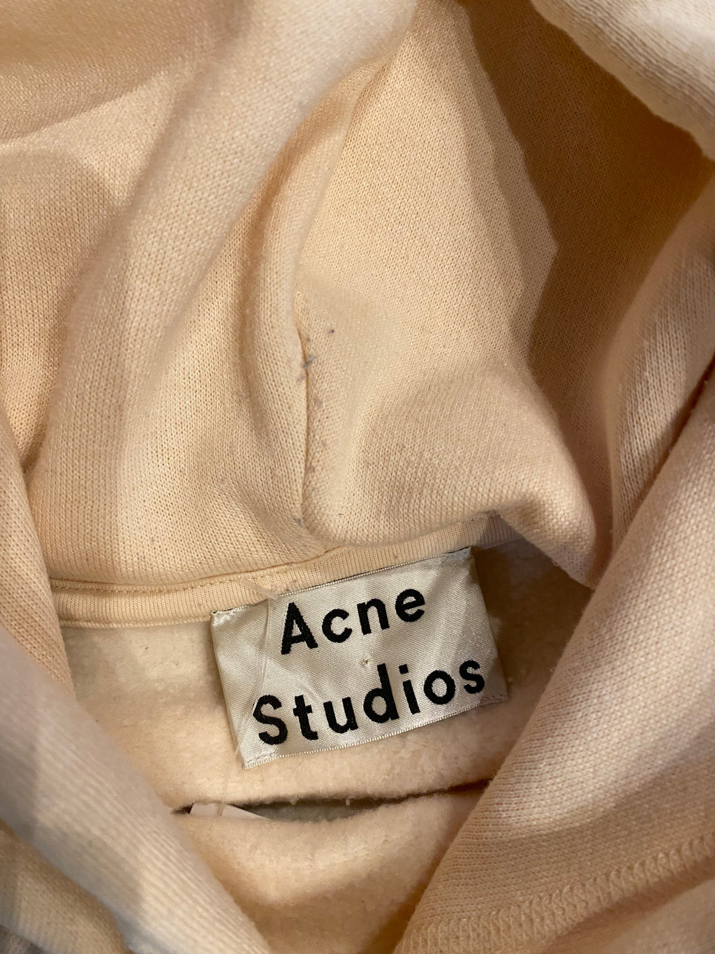 Acne Studios Cream Hoodie S