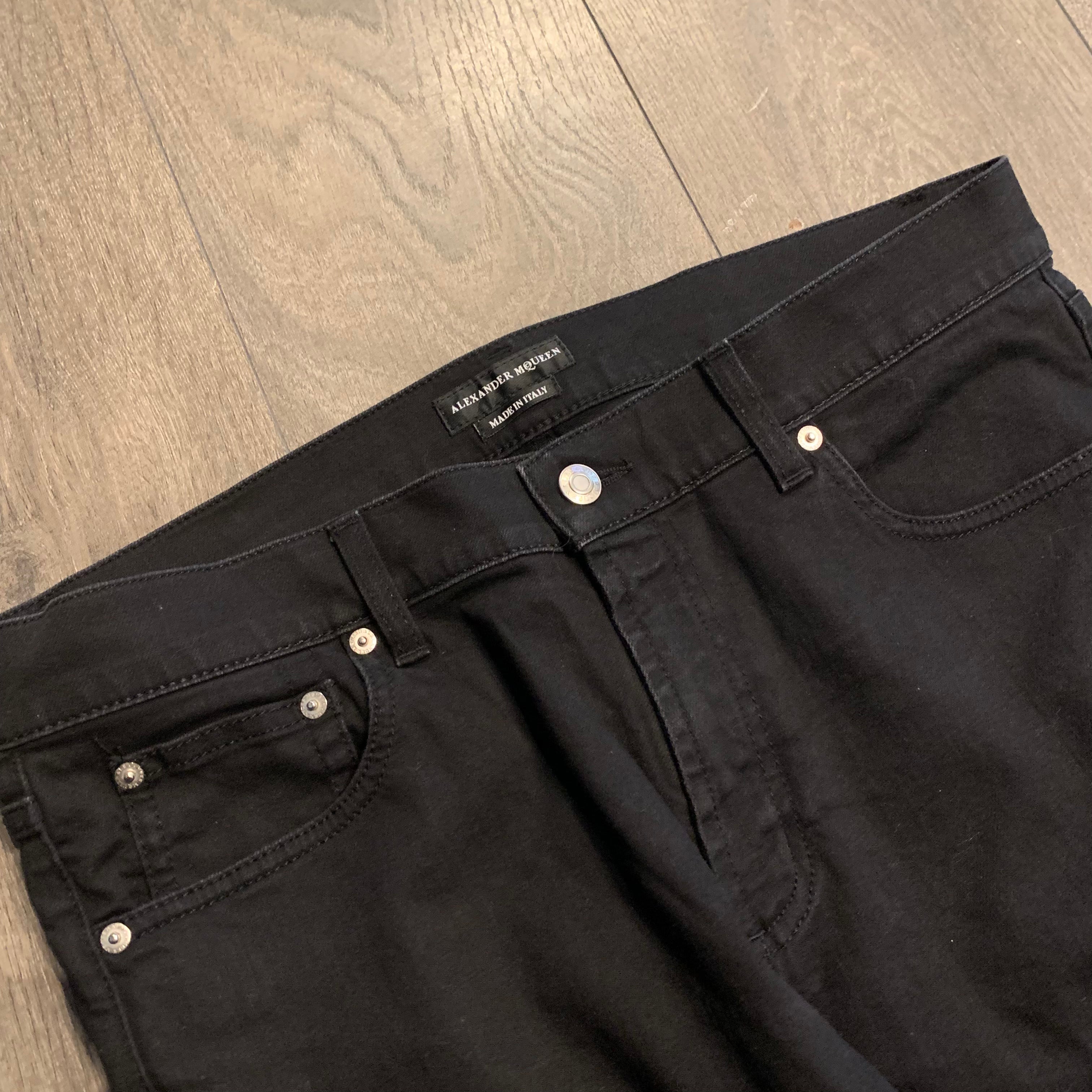 Alexander McQueen Black Denim 35