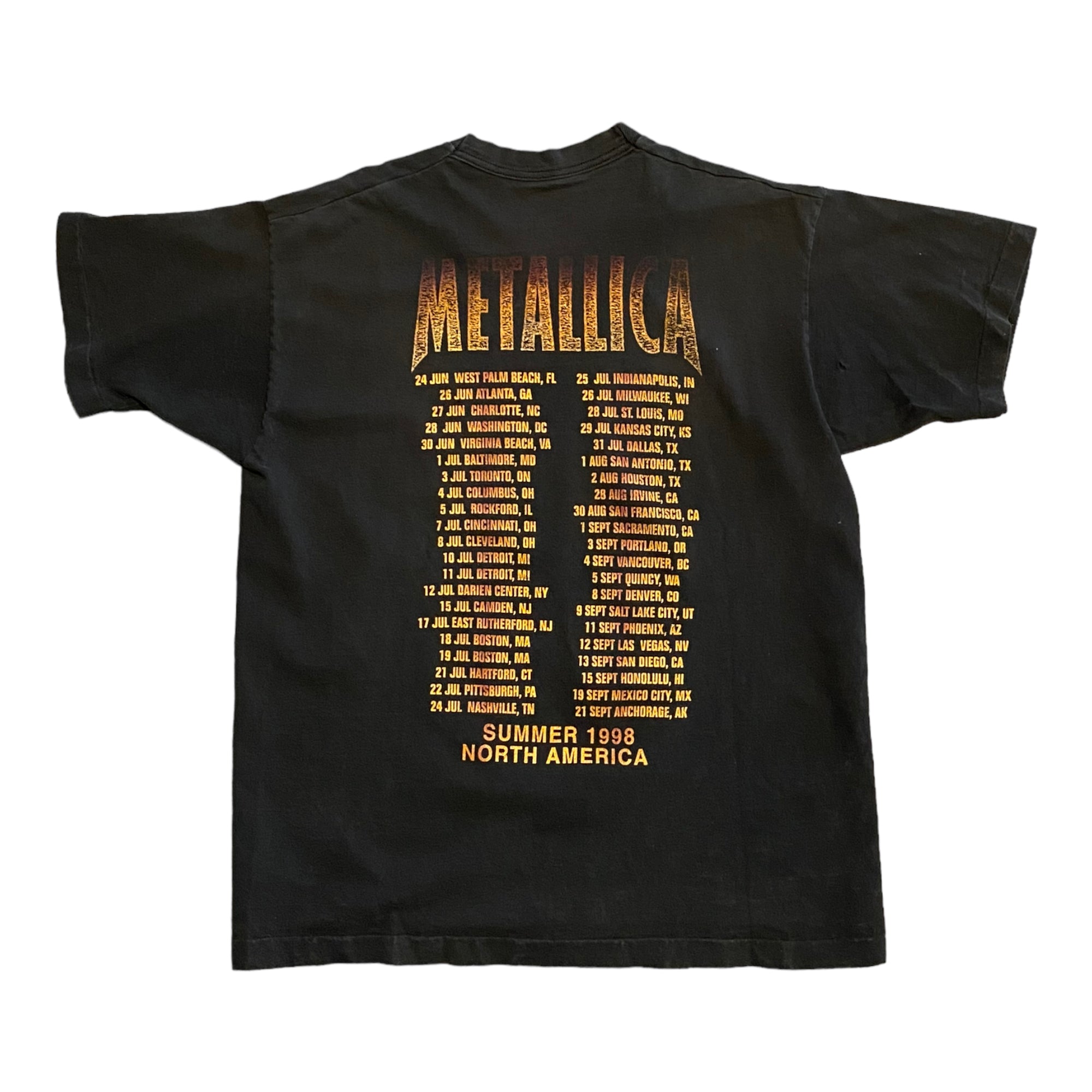 90s Metallica band tee L/XL