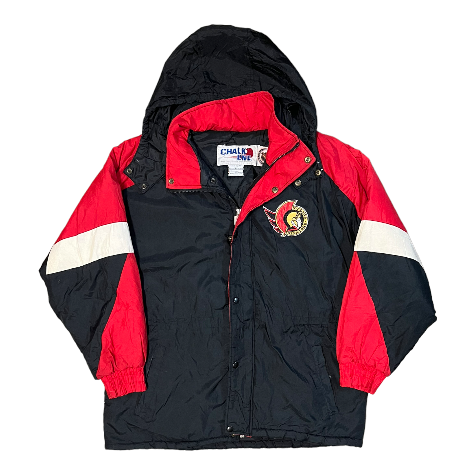 Vintage Ottawa Senators puffer parka jacket M/L