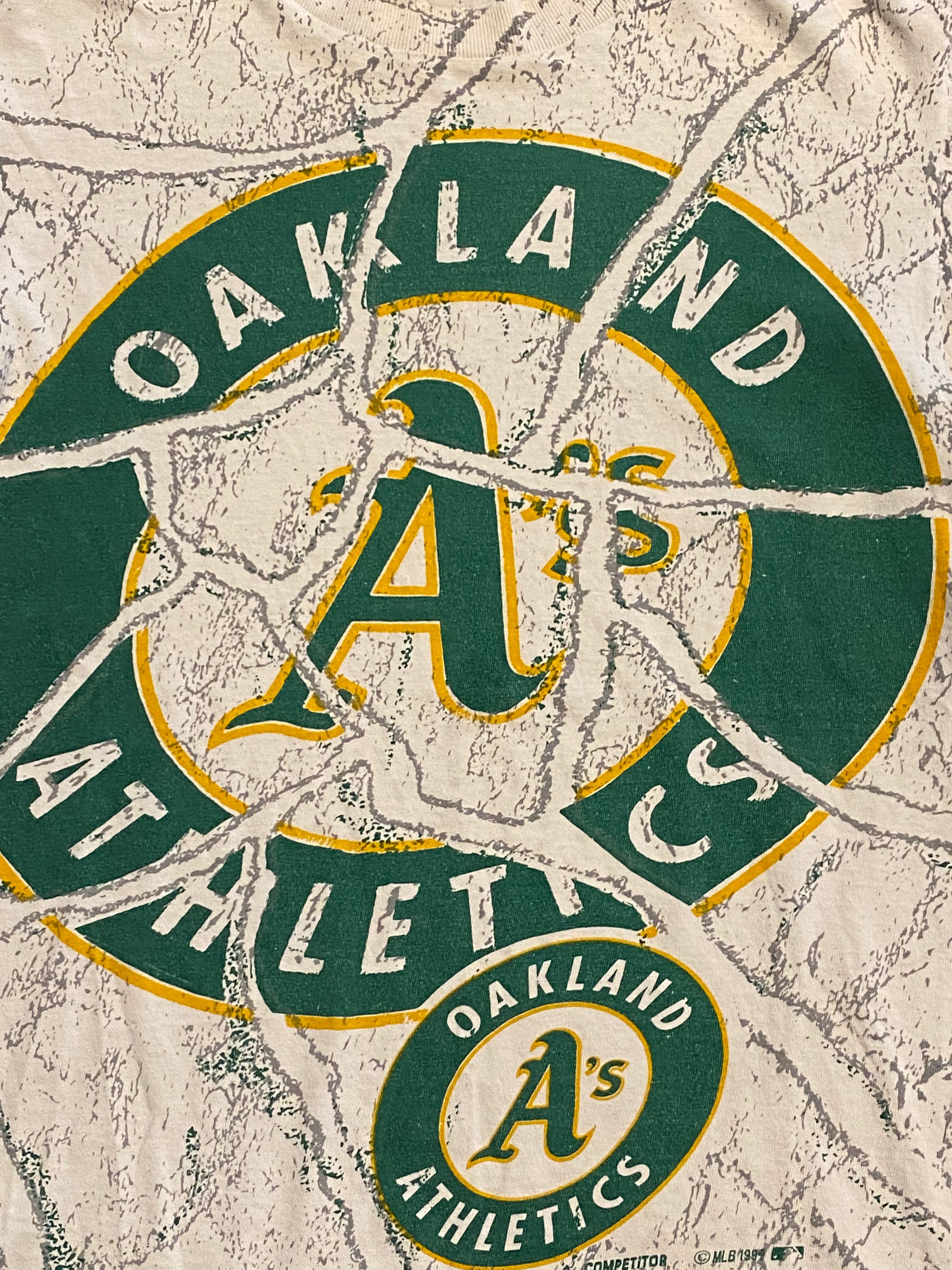 1994 Oakland A’s AOP tee M