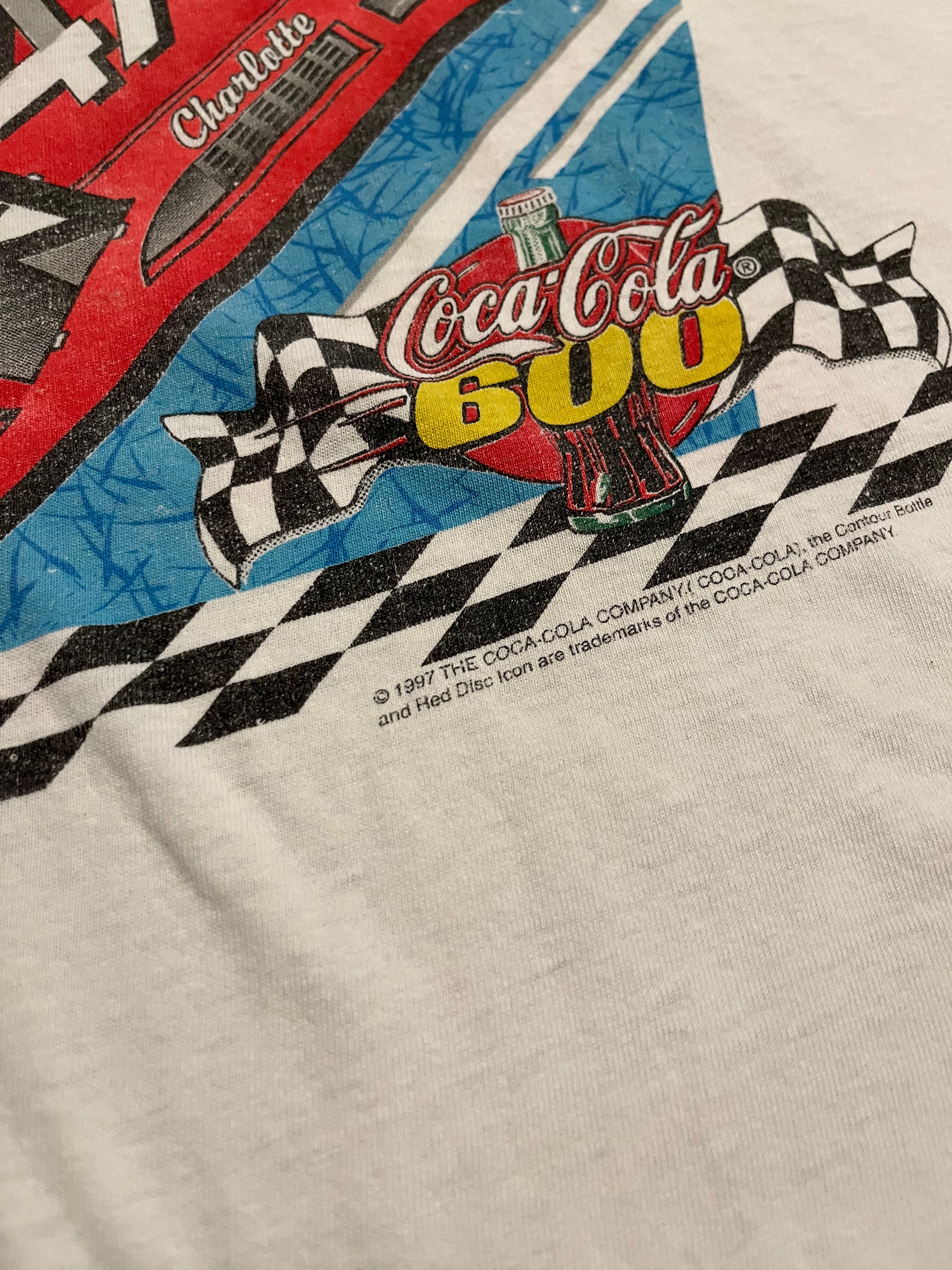 1997 Coca-Cola Winston cup tee M