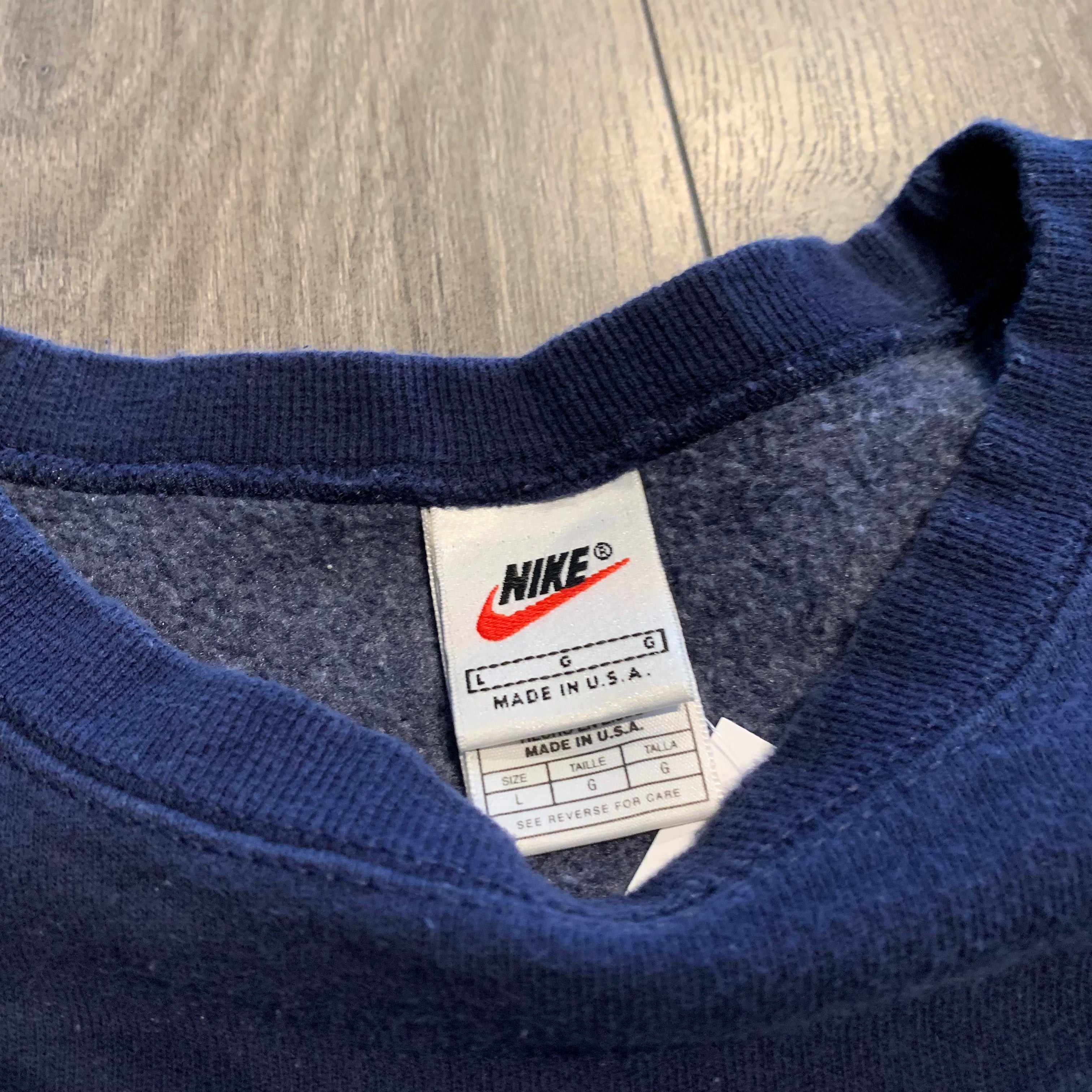 90s Nike Mini Swoosh Crewneck L