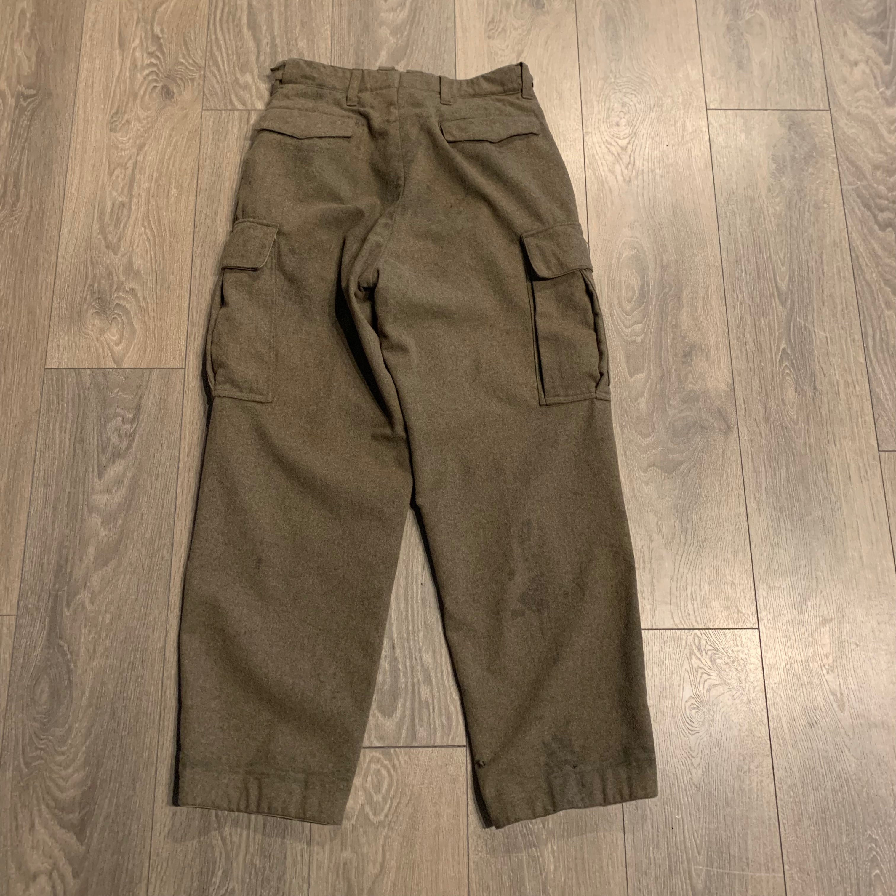 Vintage Wool Military Cargos 32