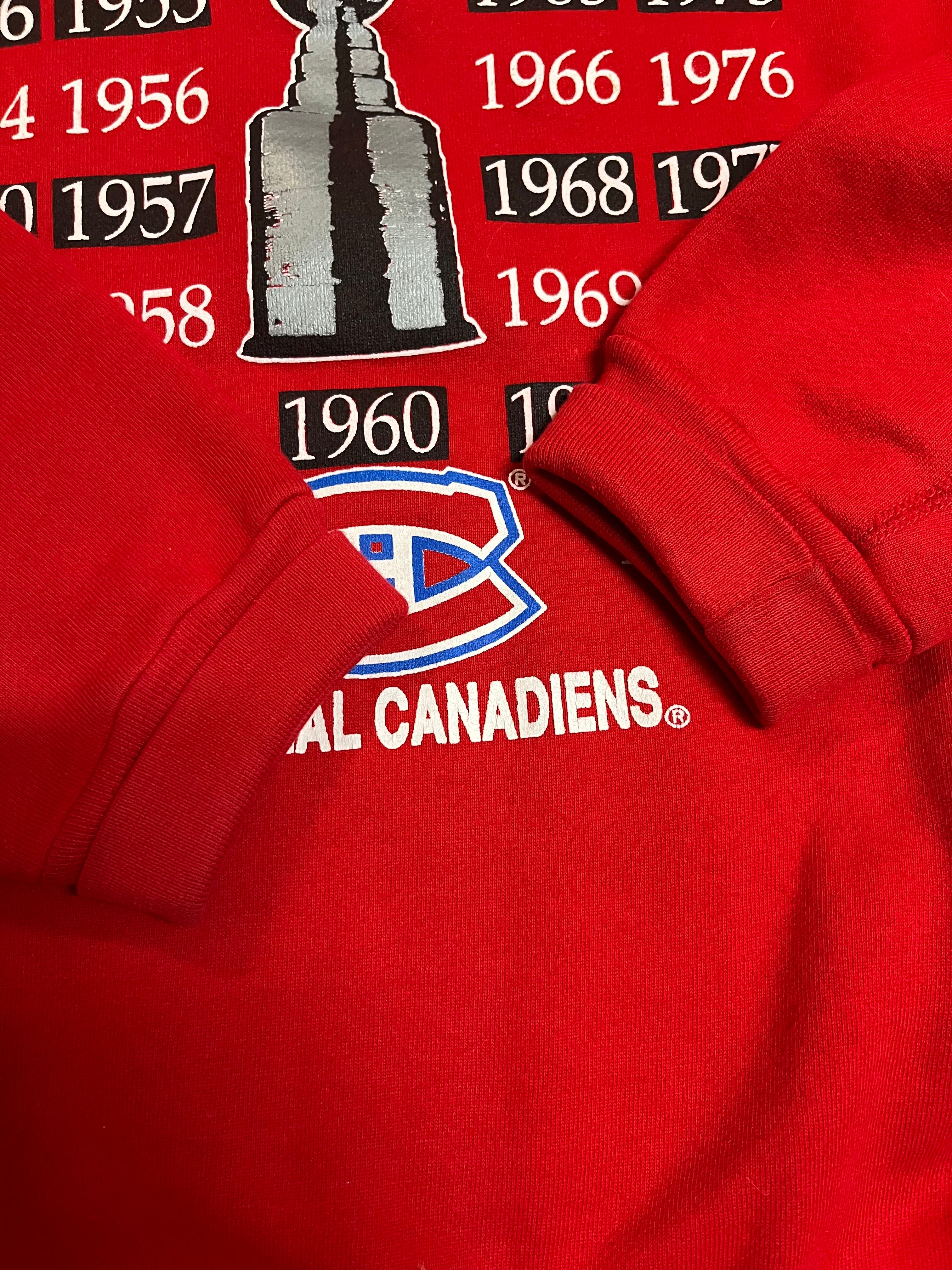 1990 Montreal Canadiens Stanley Cup crewneck L/XL