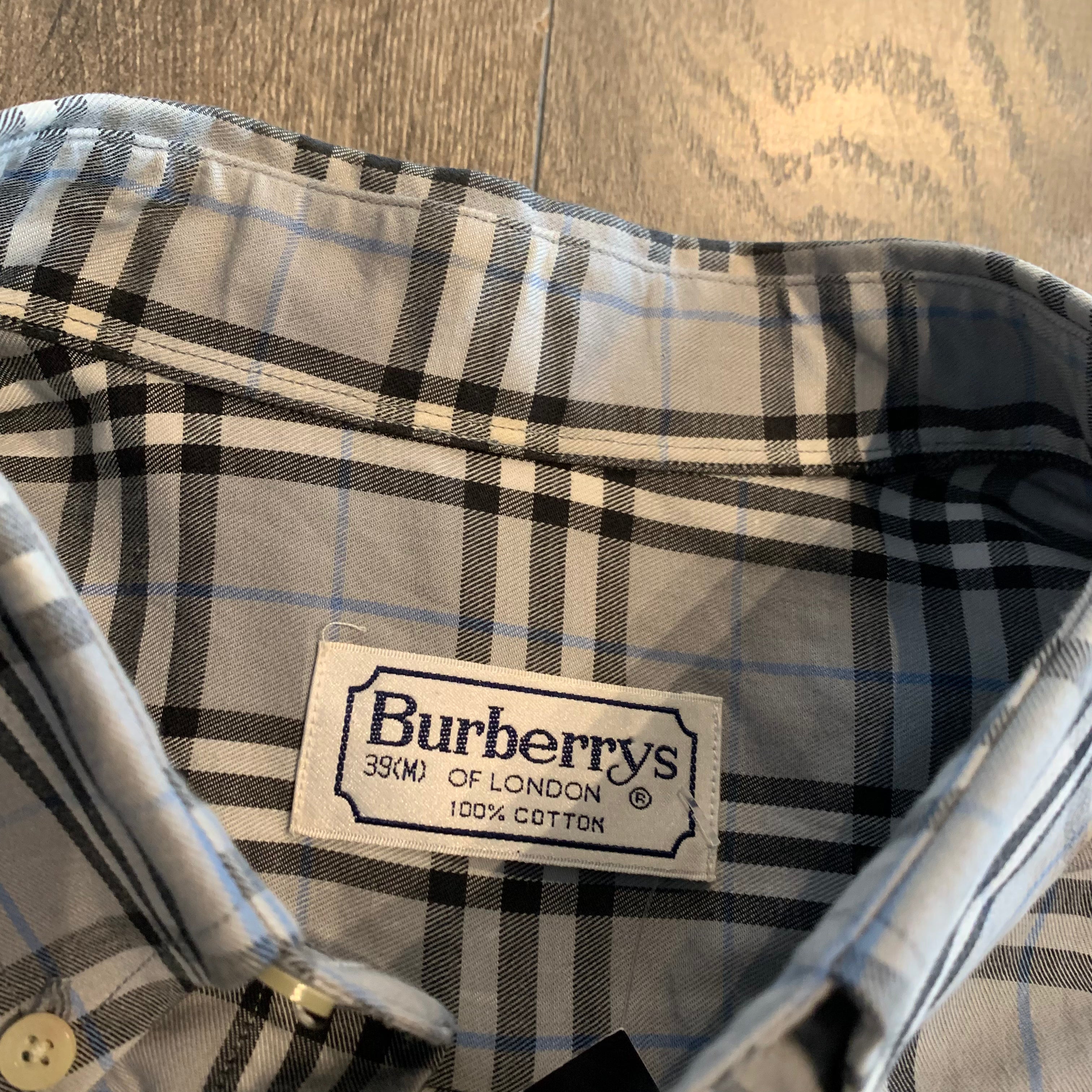 Burberry Check Button Down L