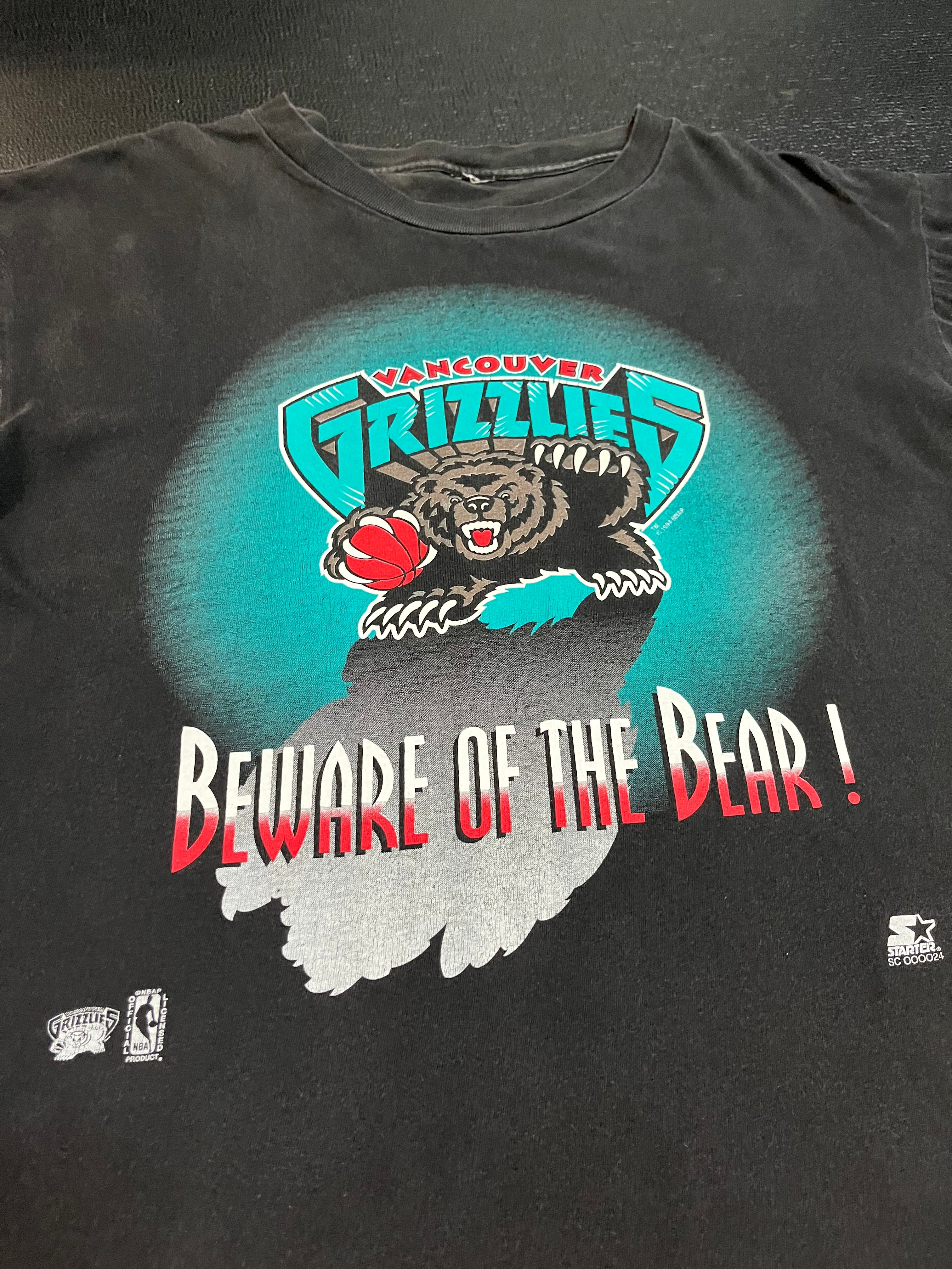 90s Starter Vancouver Grizzlies tee M