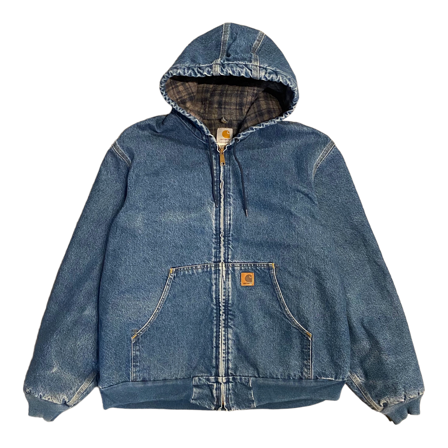 Carhartt Hooded Denim Jacket XL