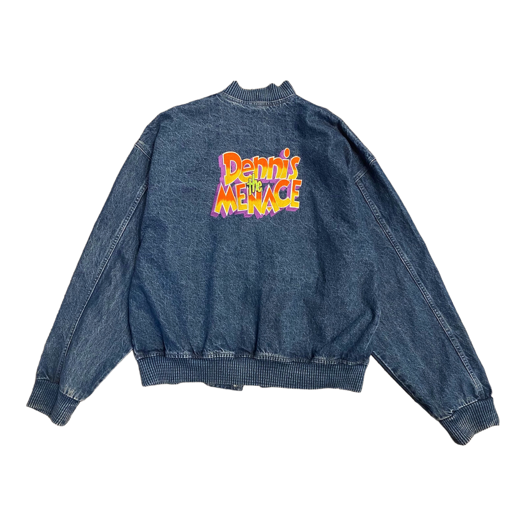 90s Dennis The Menace Denim Jacket L