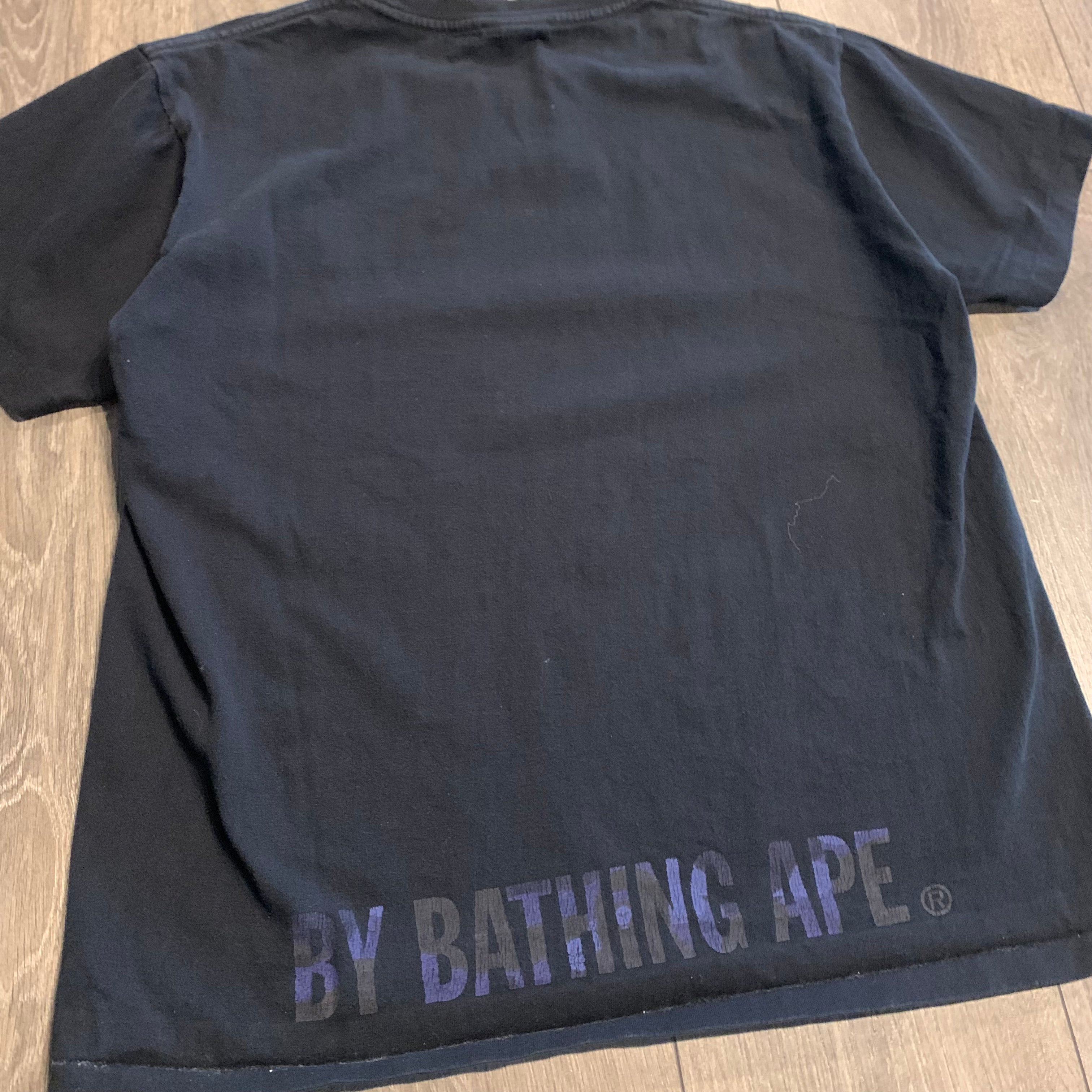 Bape Blue Camo Head Tee M