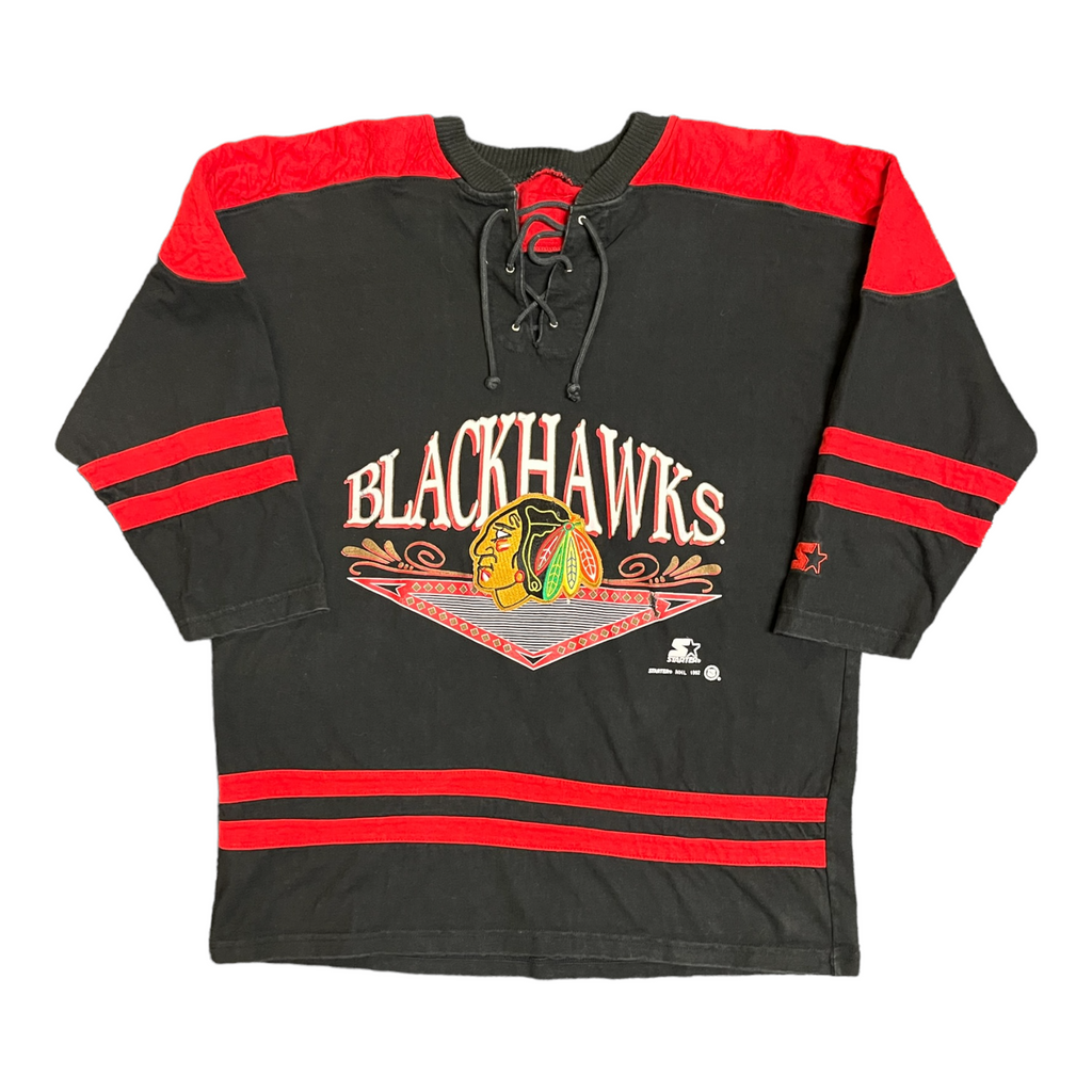 90s Starter Chicago Blackhawks sweater XL
