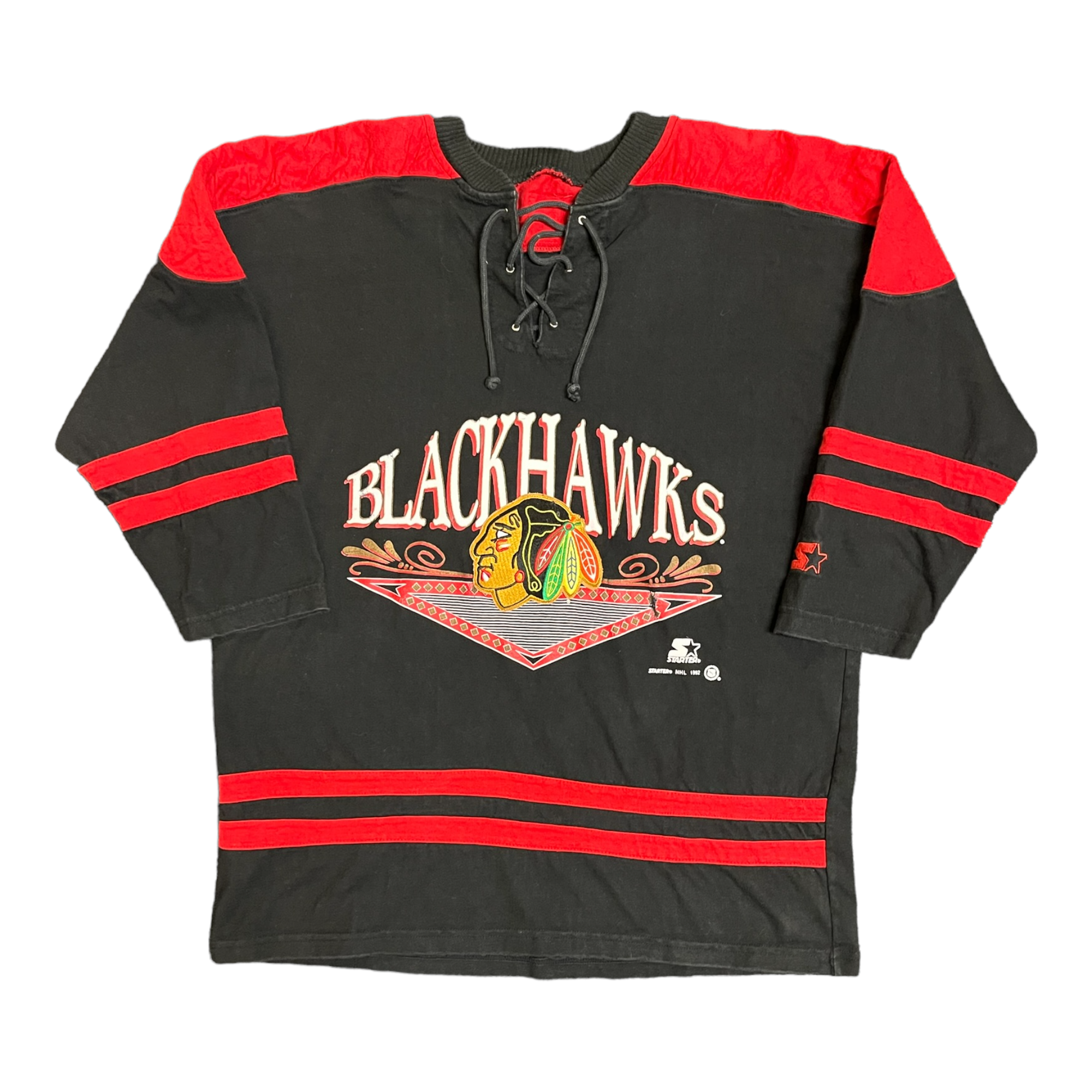 90s Starter Chicago Blackhawks sweater XL