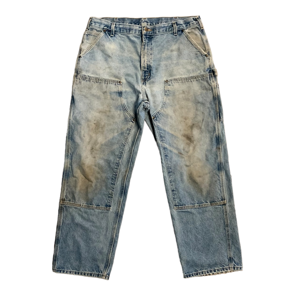Vintage Carhartt denim carpenter pants 40x32