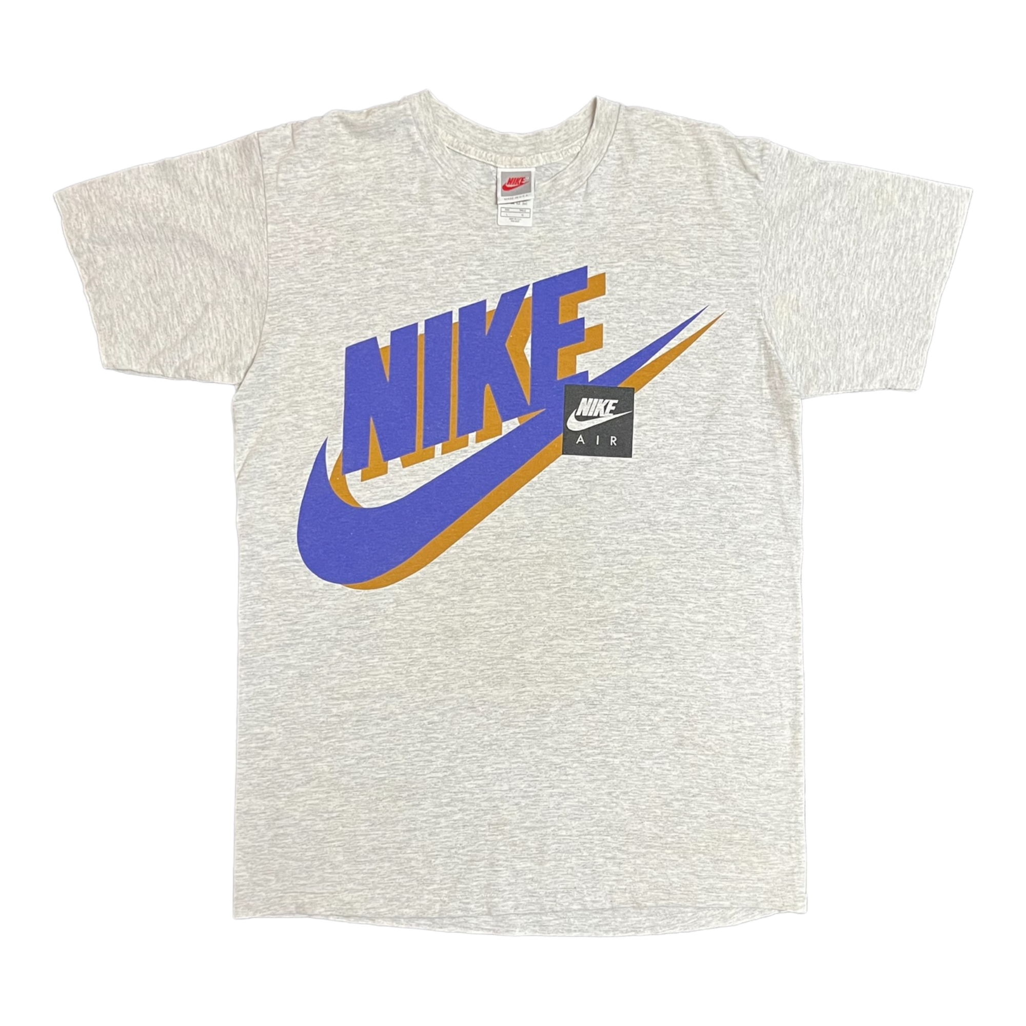 90s Nike big logo tee L