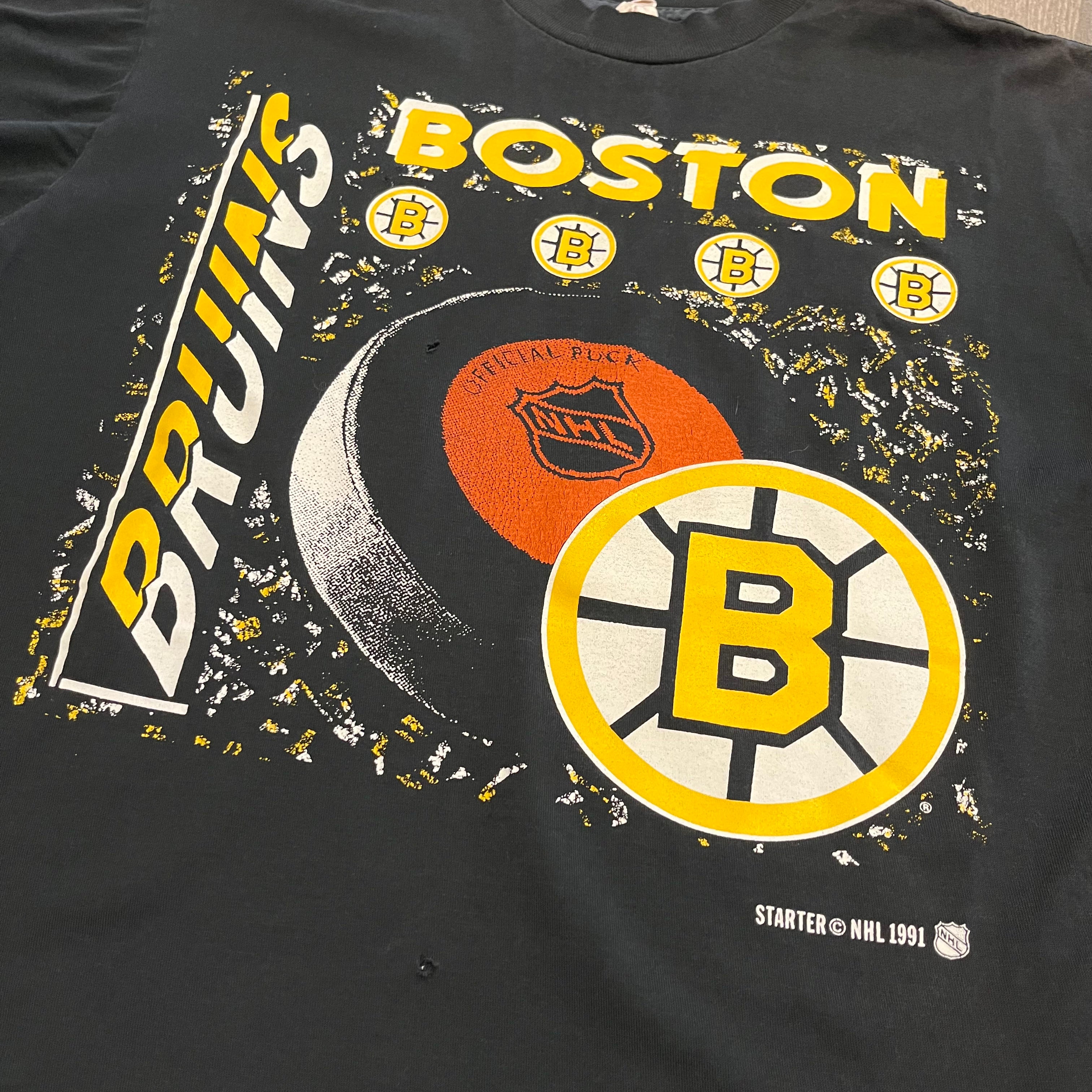 1991 Boston Bruins Starter tee M