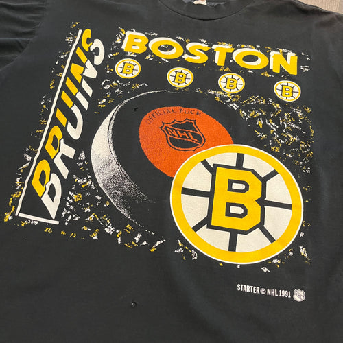 1991 Boston Bruins Starter tee M