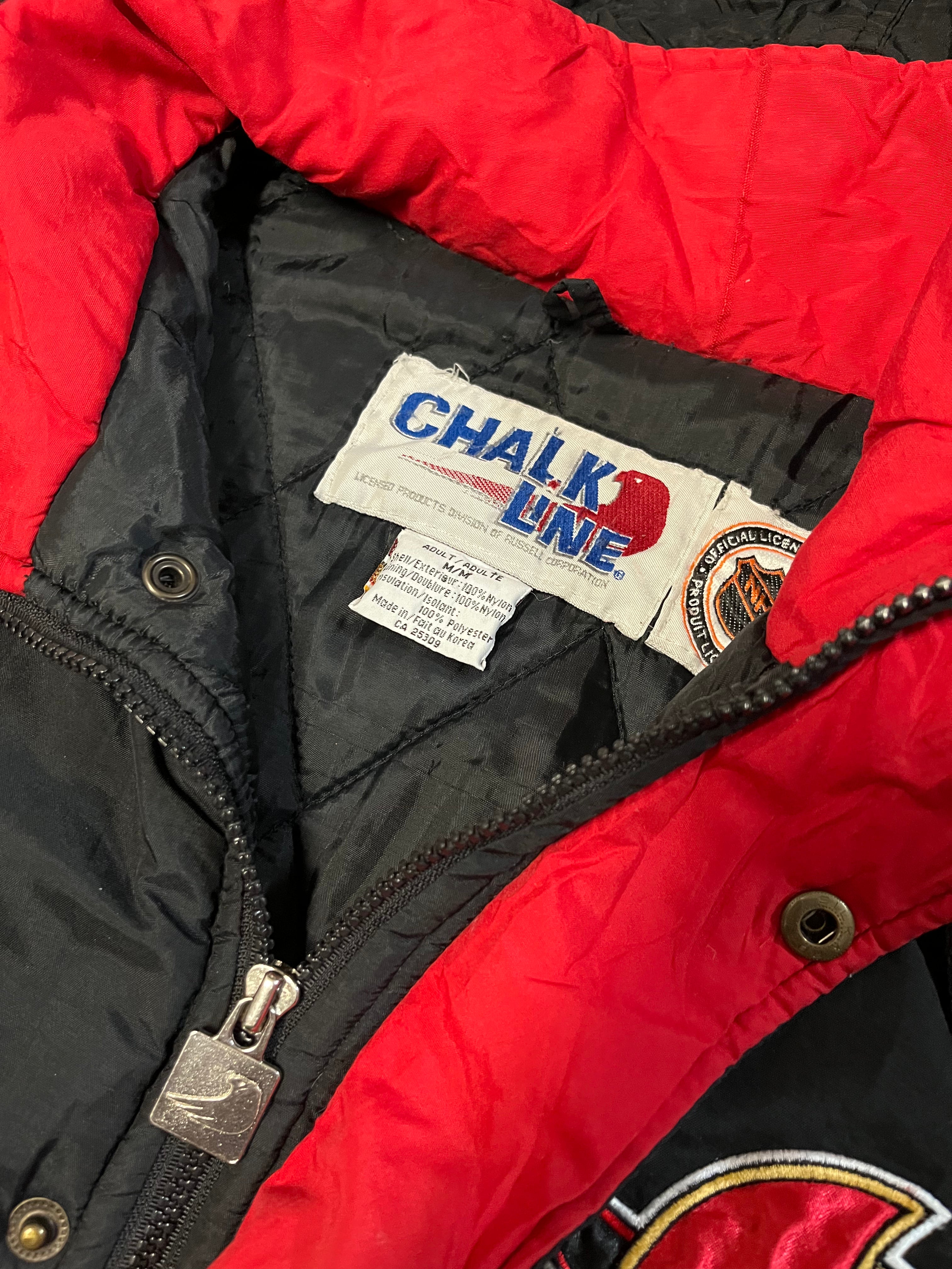 Vintage Ottawa Senators puffer parka jacket M/L