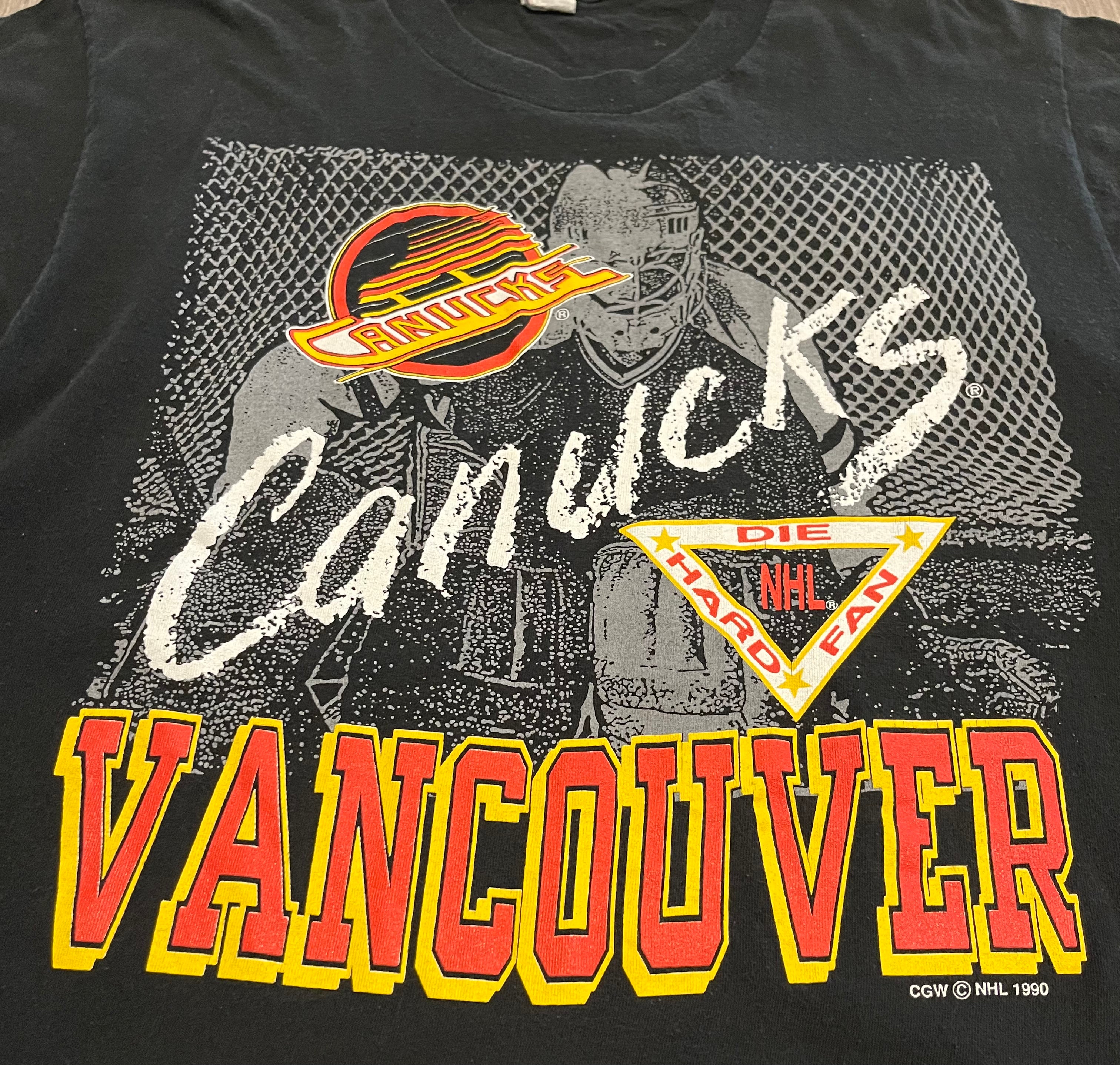1990 Vancouver Canucks tee M/L