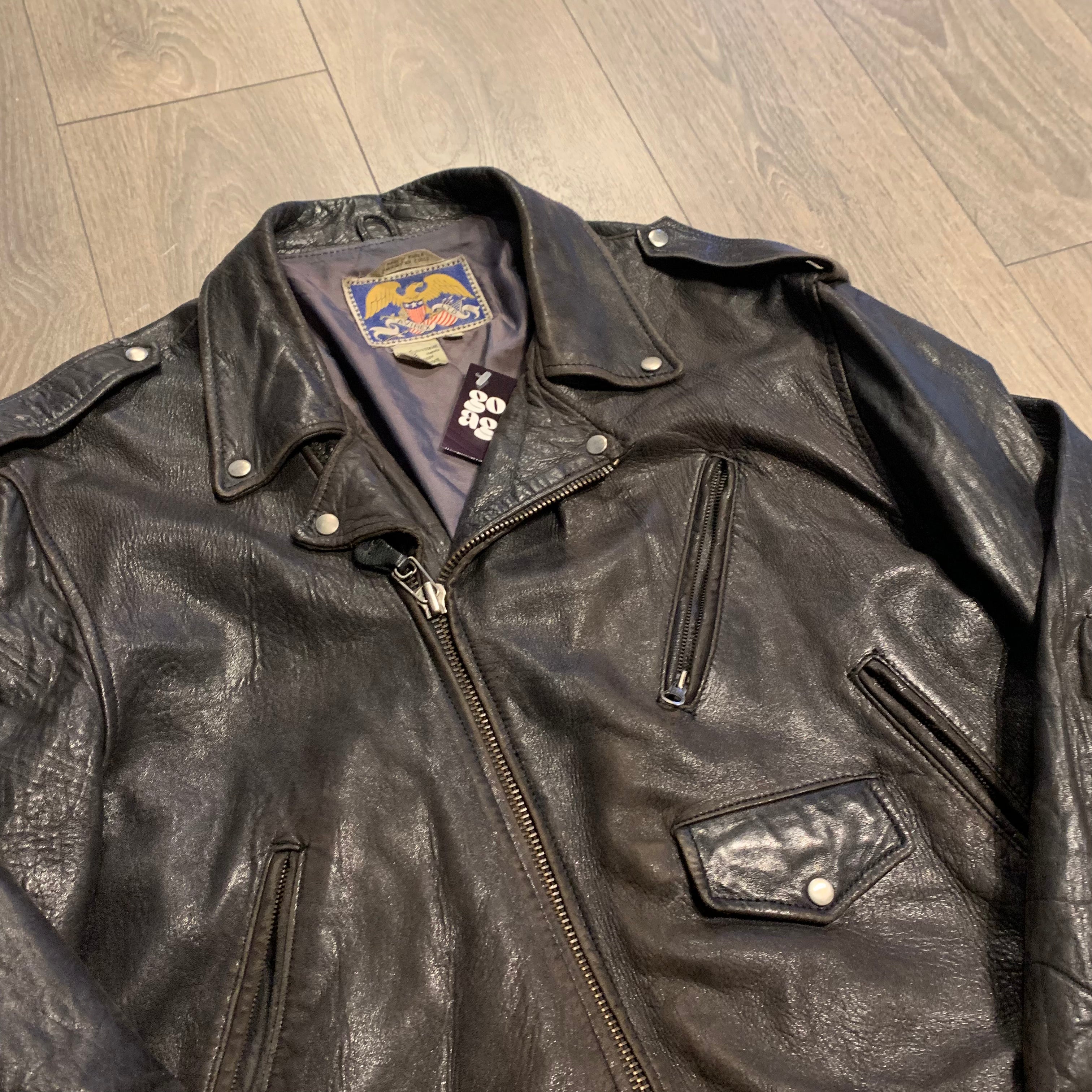 Avirex Leather Bikers Jacket L
