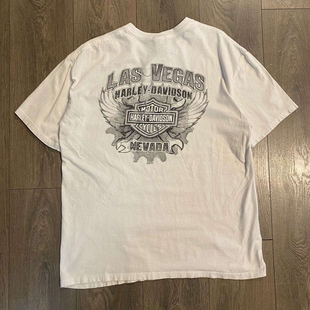 Harley Davidson Vegas Skull Tee XL