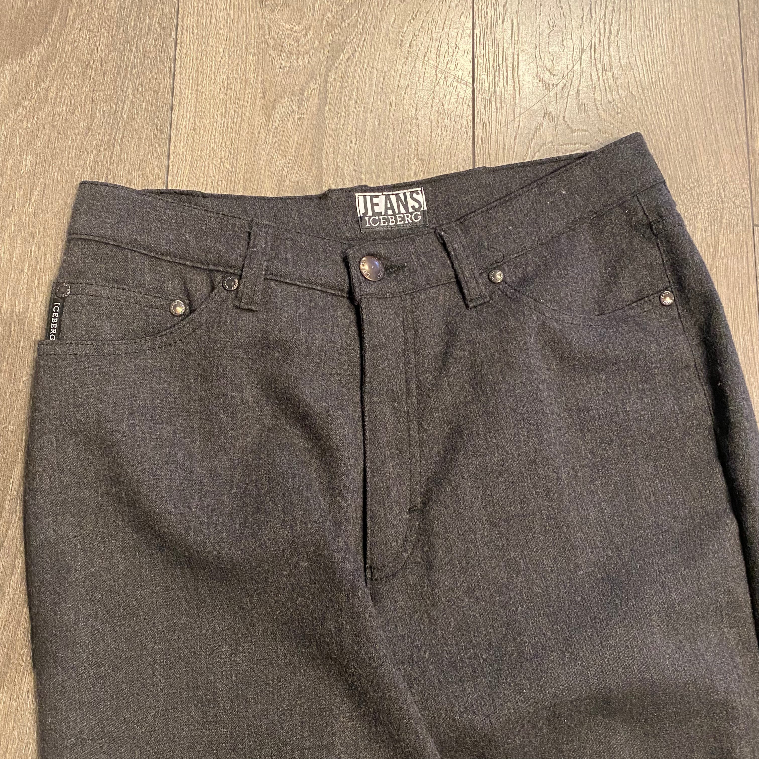 Iceberg Wool Trousers 30” x 28.5”