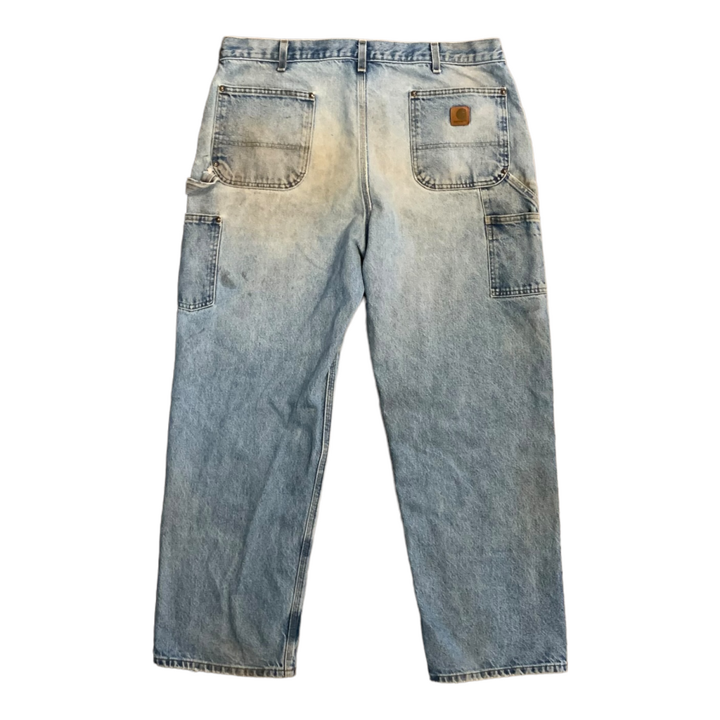Vintage Carhartt denim carpenter pants 40x32