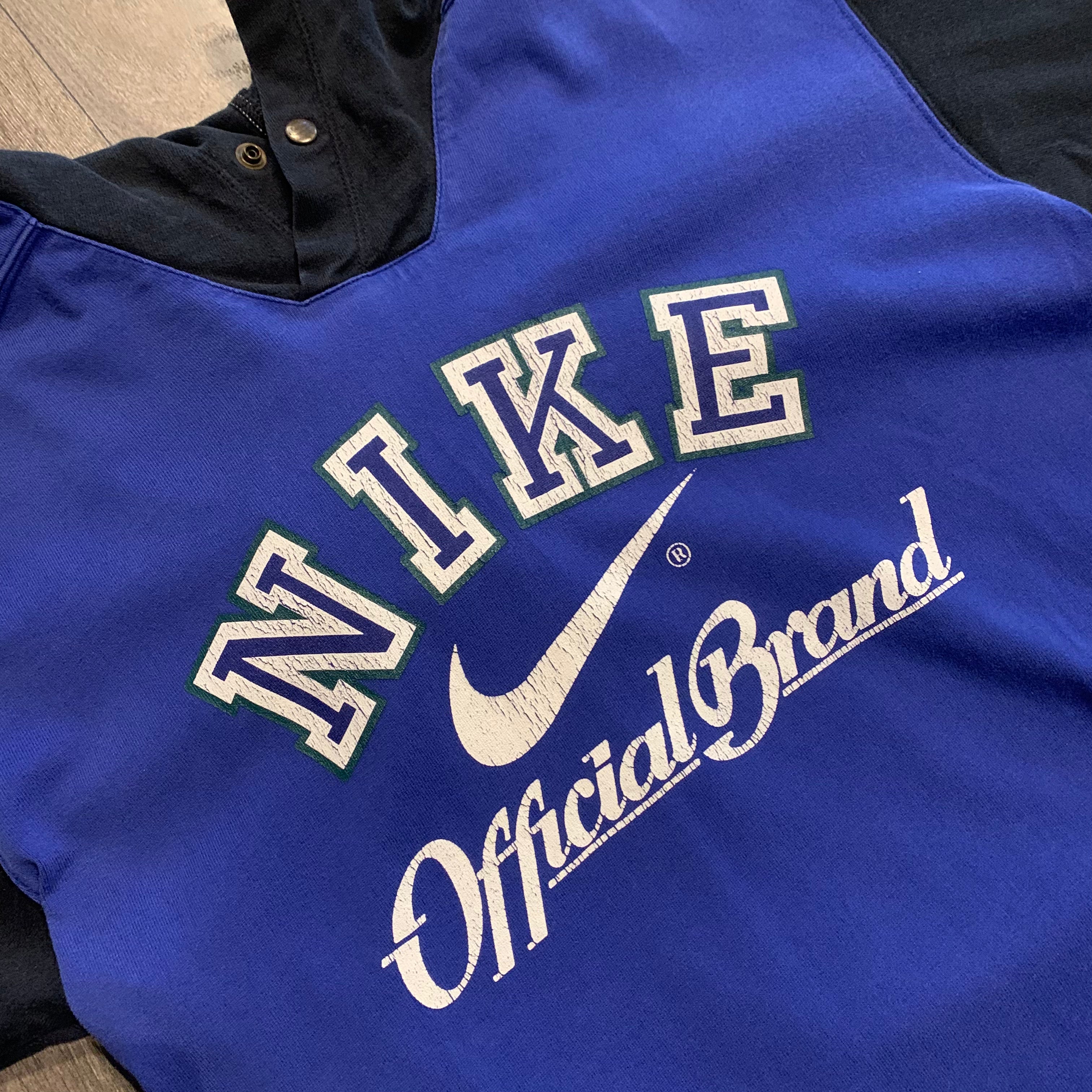 90s Nike hooded t-shirt M