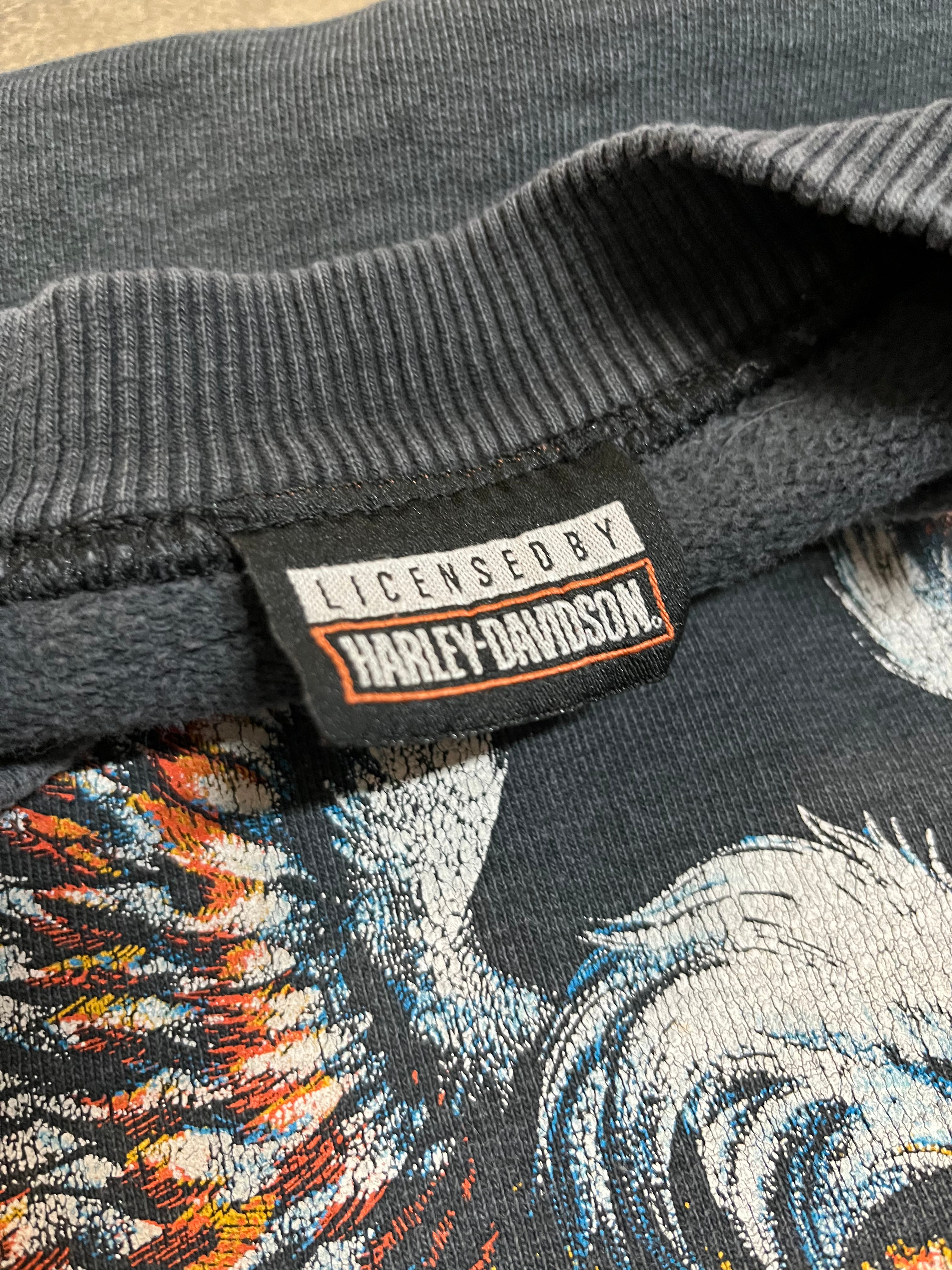 90s Harley Davidson crewneck L