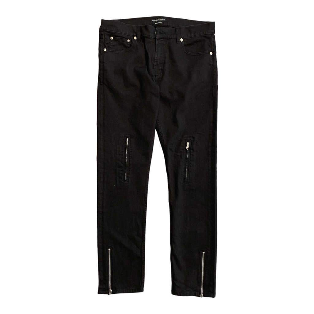 Alexander McQueen Black Denim 35