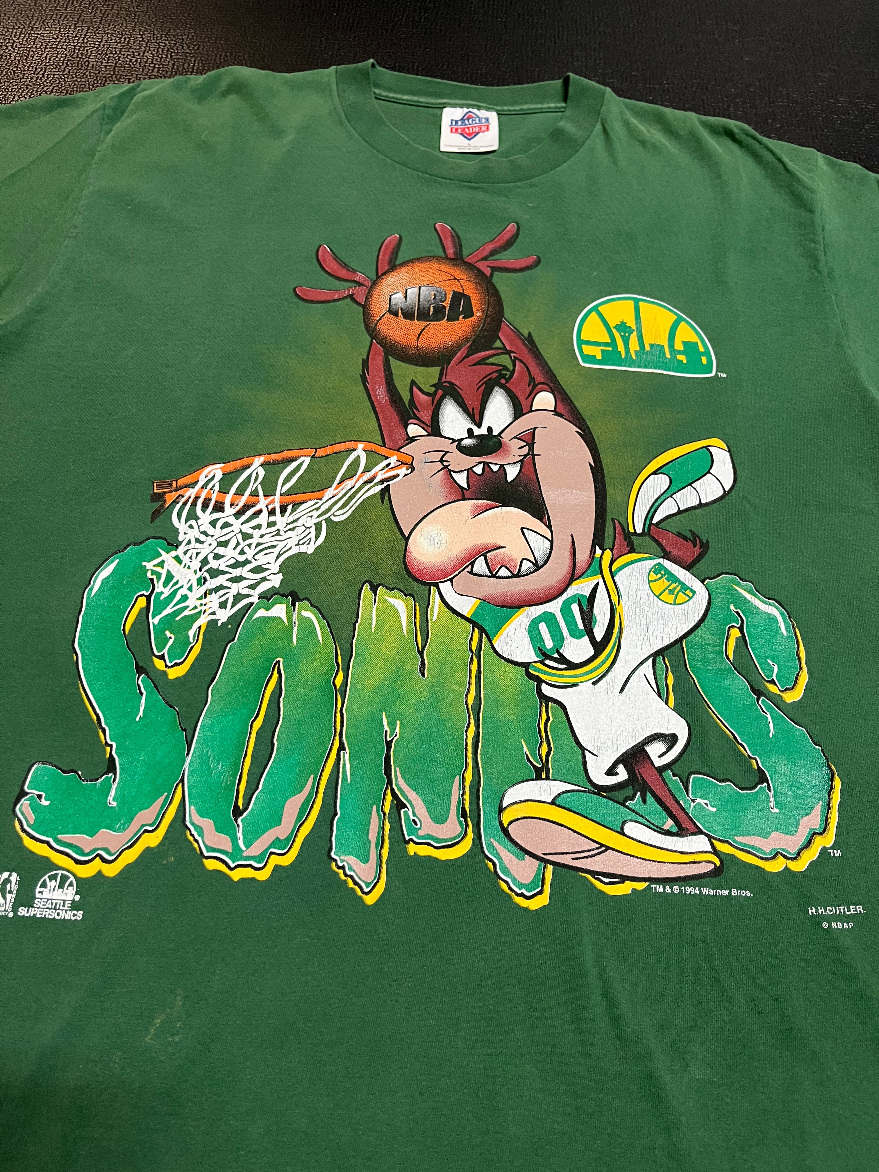 1994 Seattle Sonics Taz tee L