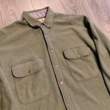 Load image into Gallery viewer, Olive Fleece Overshirt L
