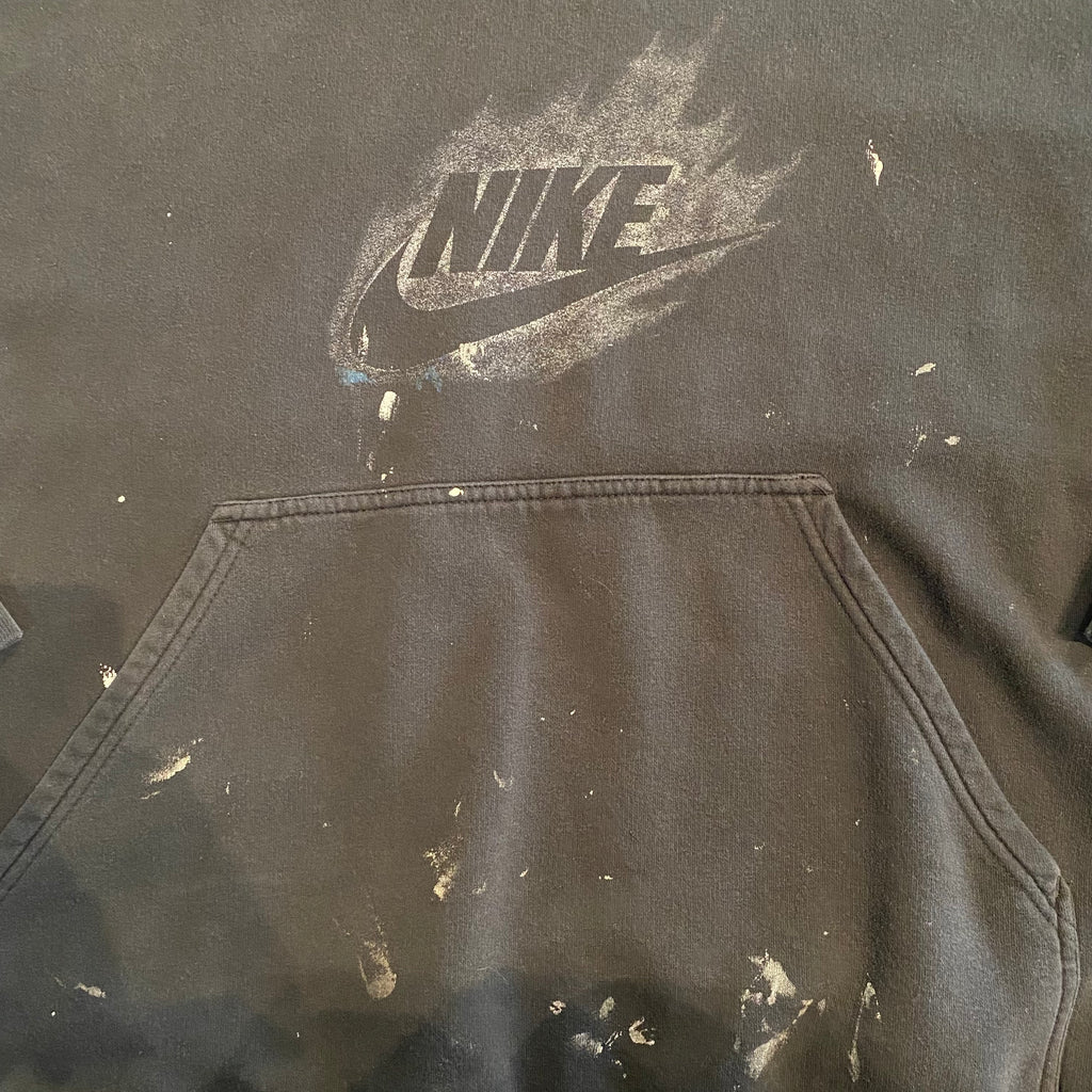 Y2K Nike Paint Splatter Hoodie XL