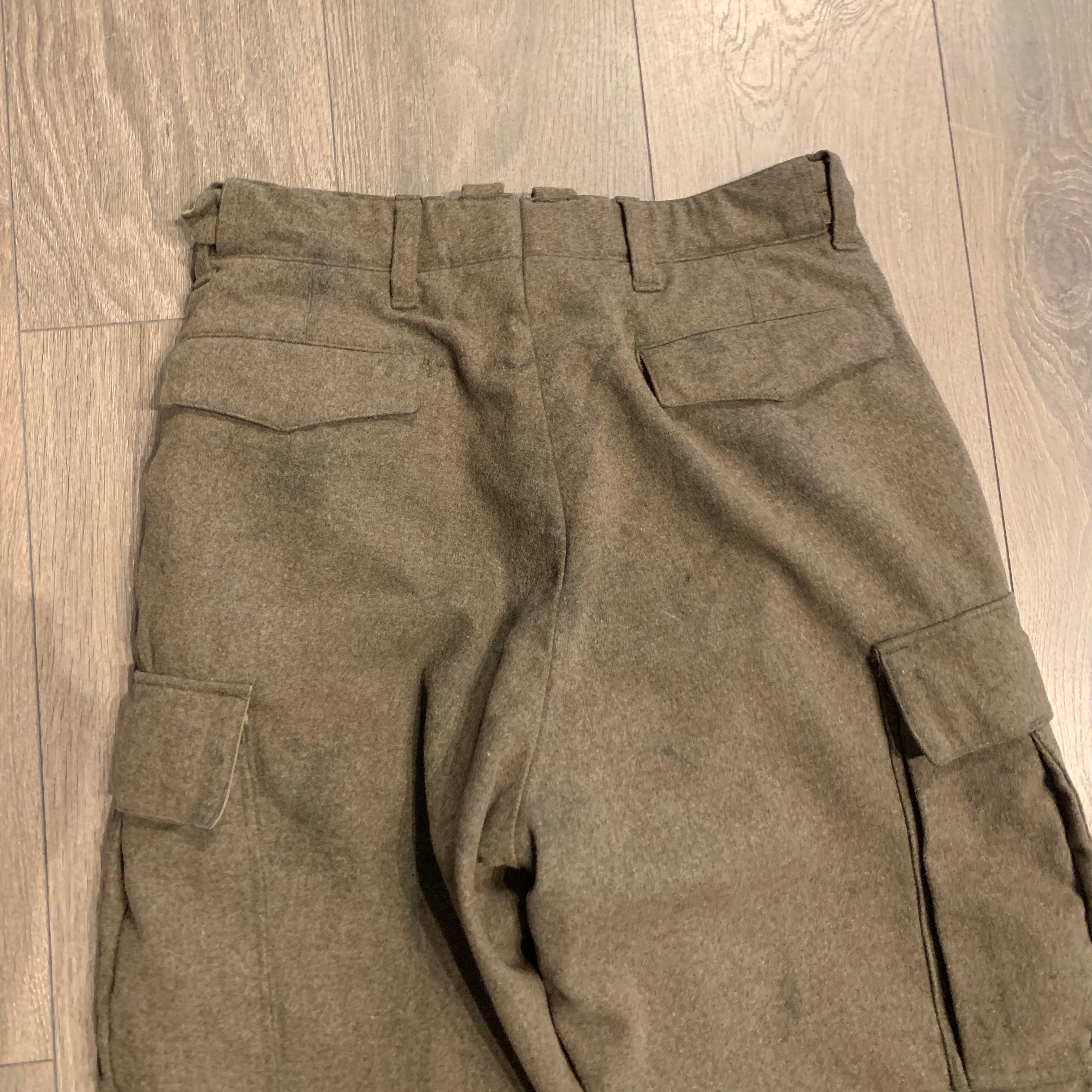Vintage Wool Military Cargos 32