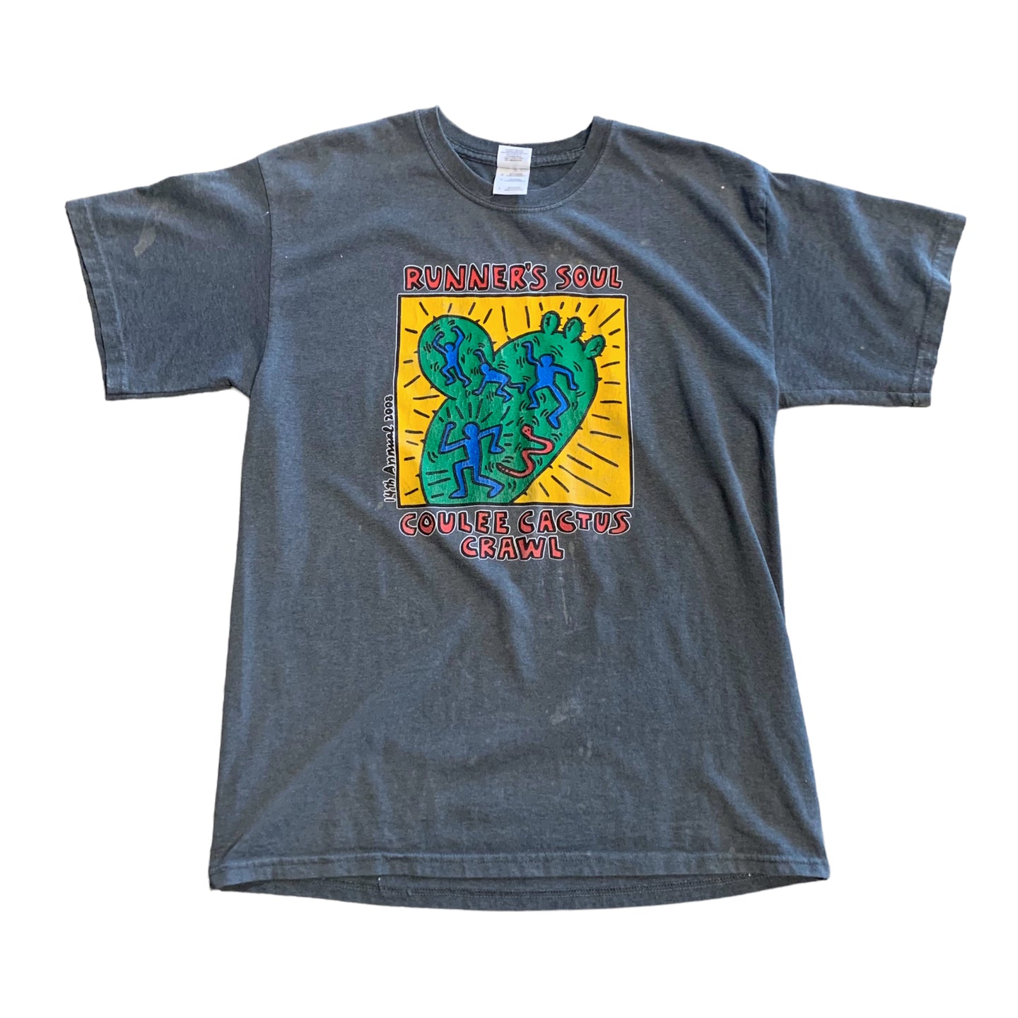 Keith Harring Style Runners Soul Tee L