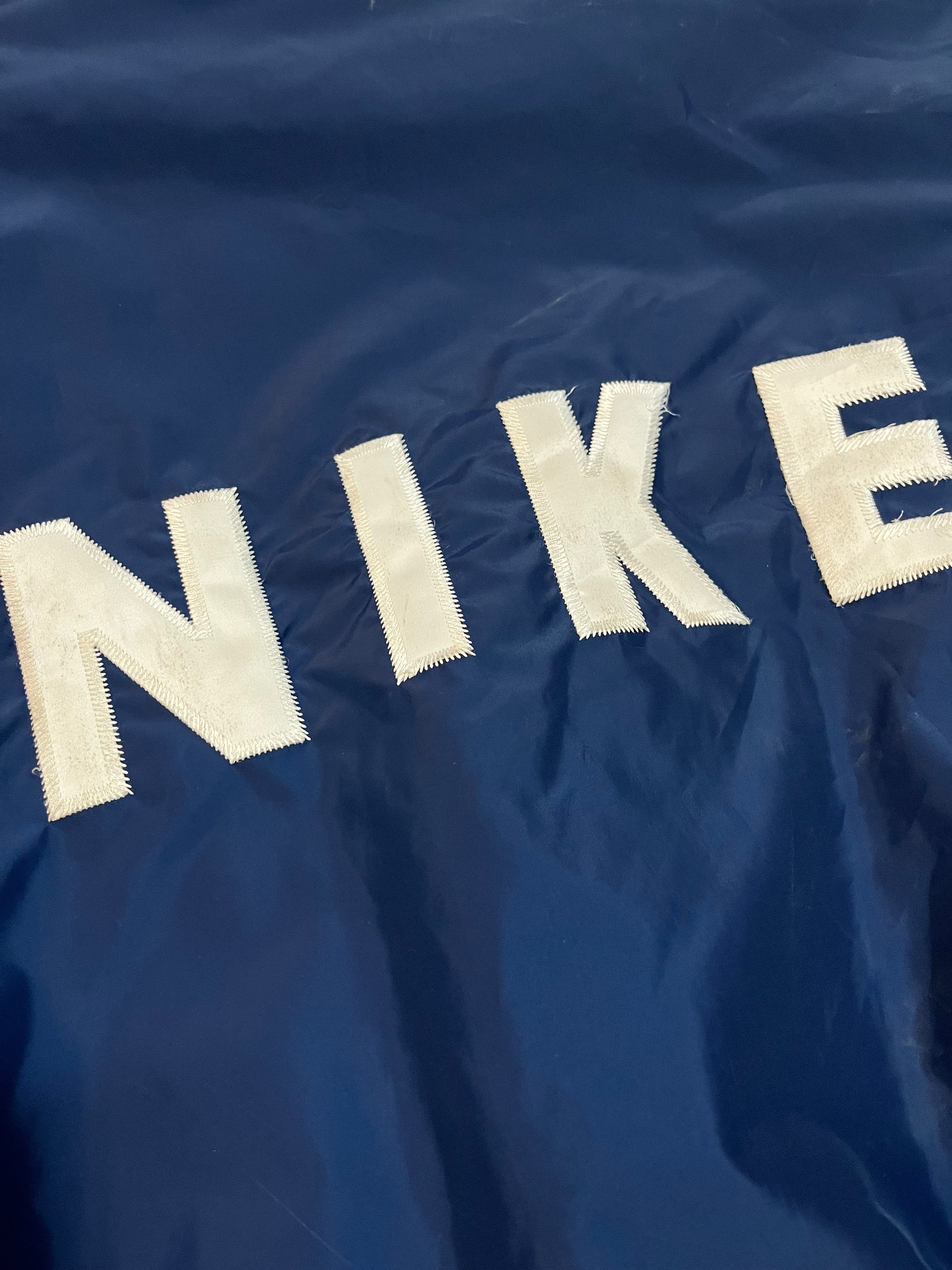 90s Nike spellout puffer jacket M