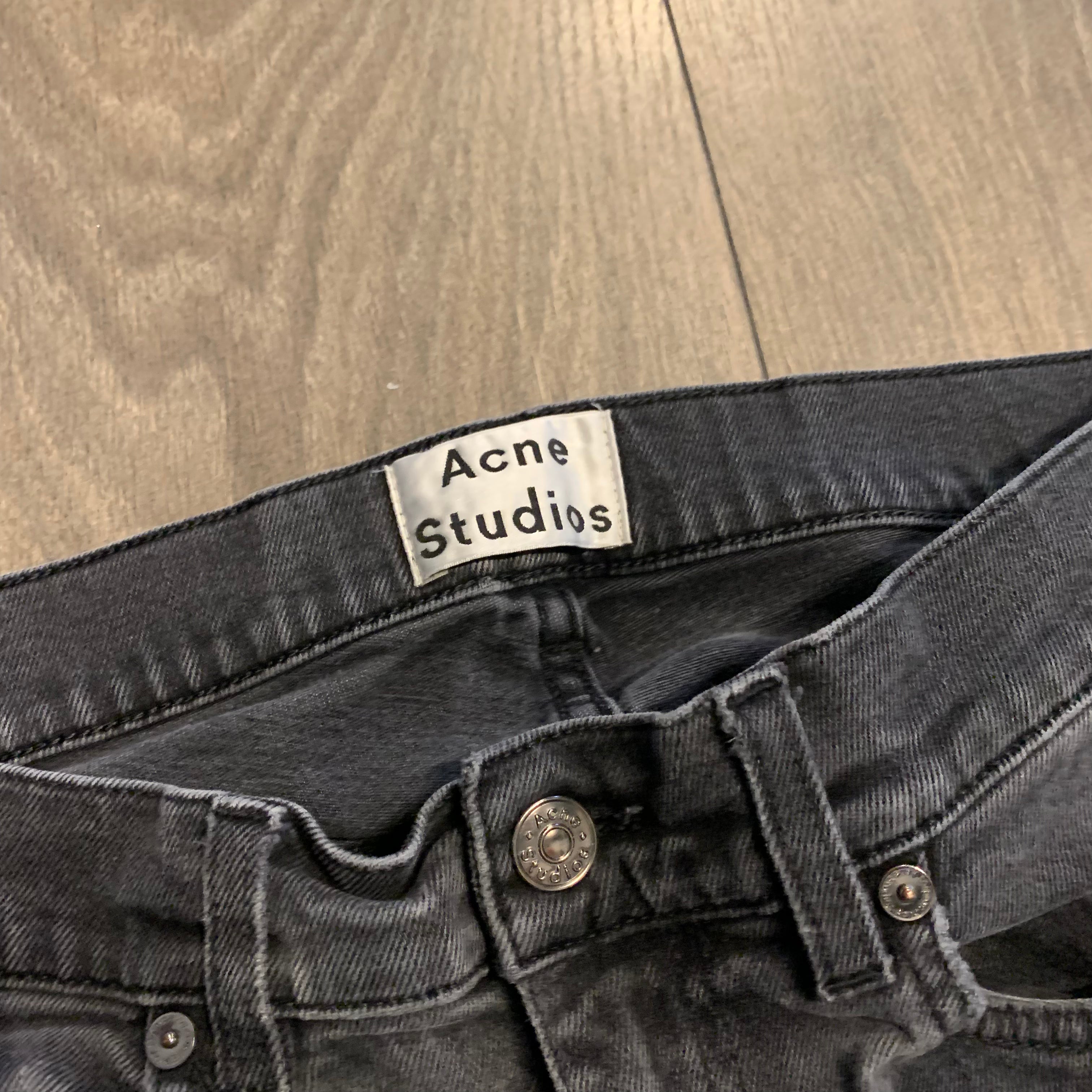 Acne Studios Black Washed Denim 31