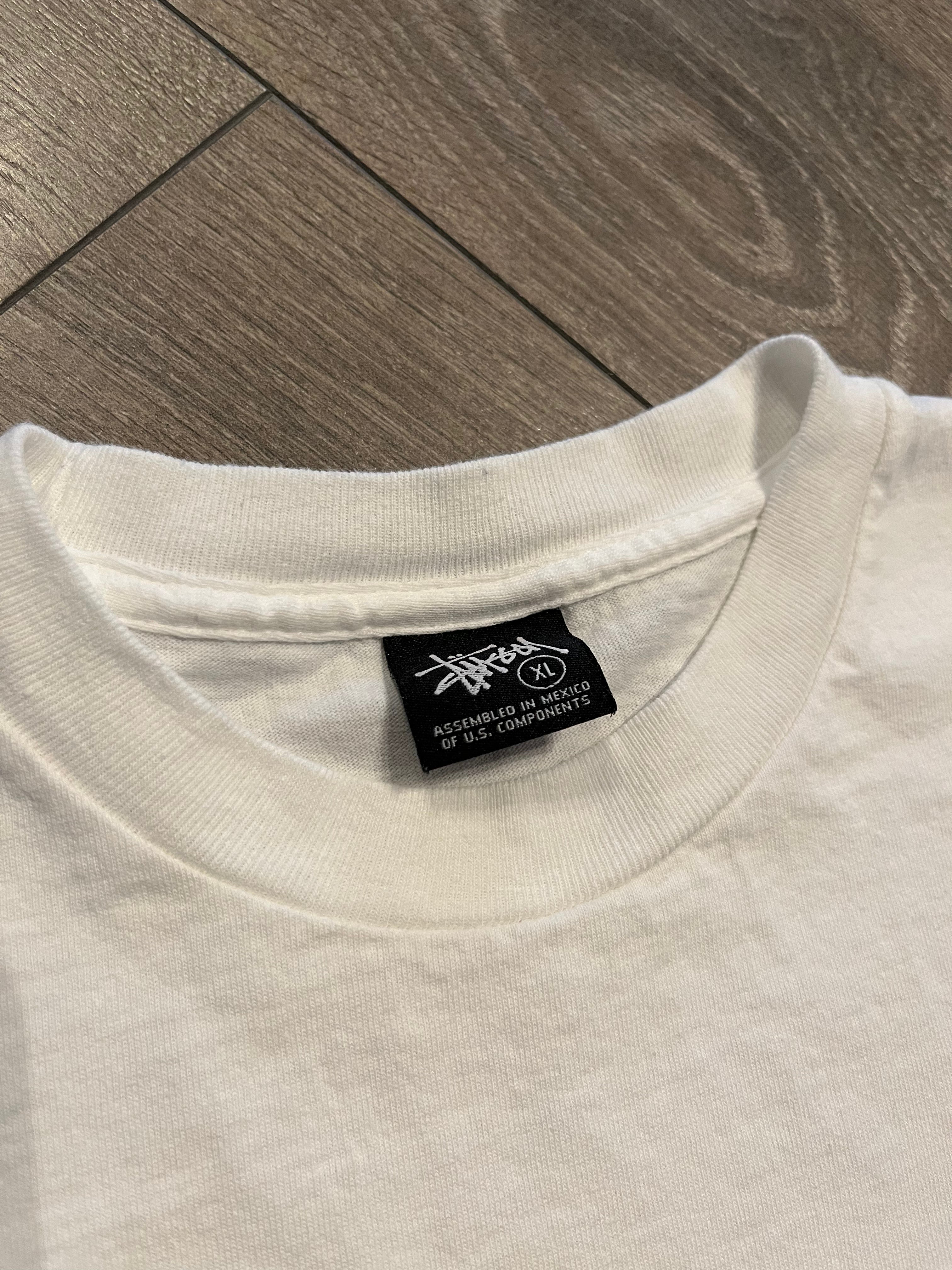 2000s Stussy cityscape tee XL