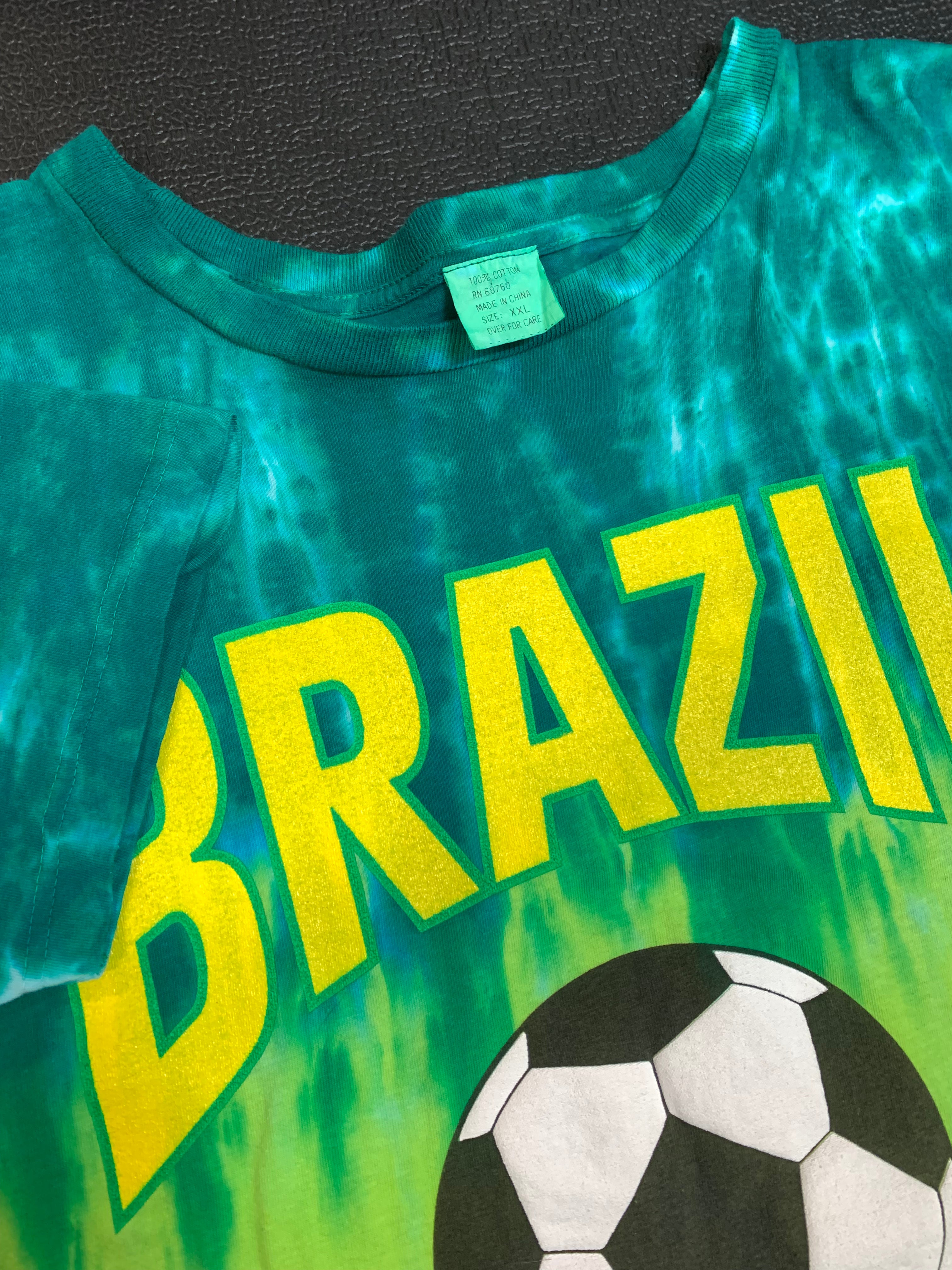 1994 Brazil World Cup tie dye tee L/XL