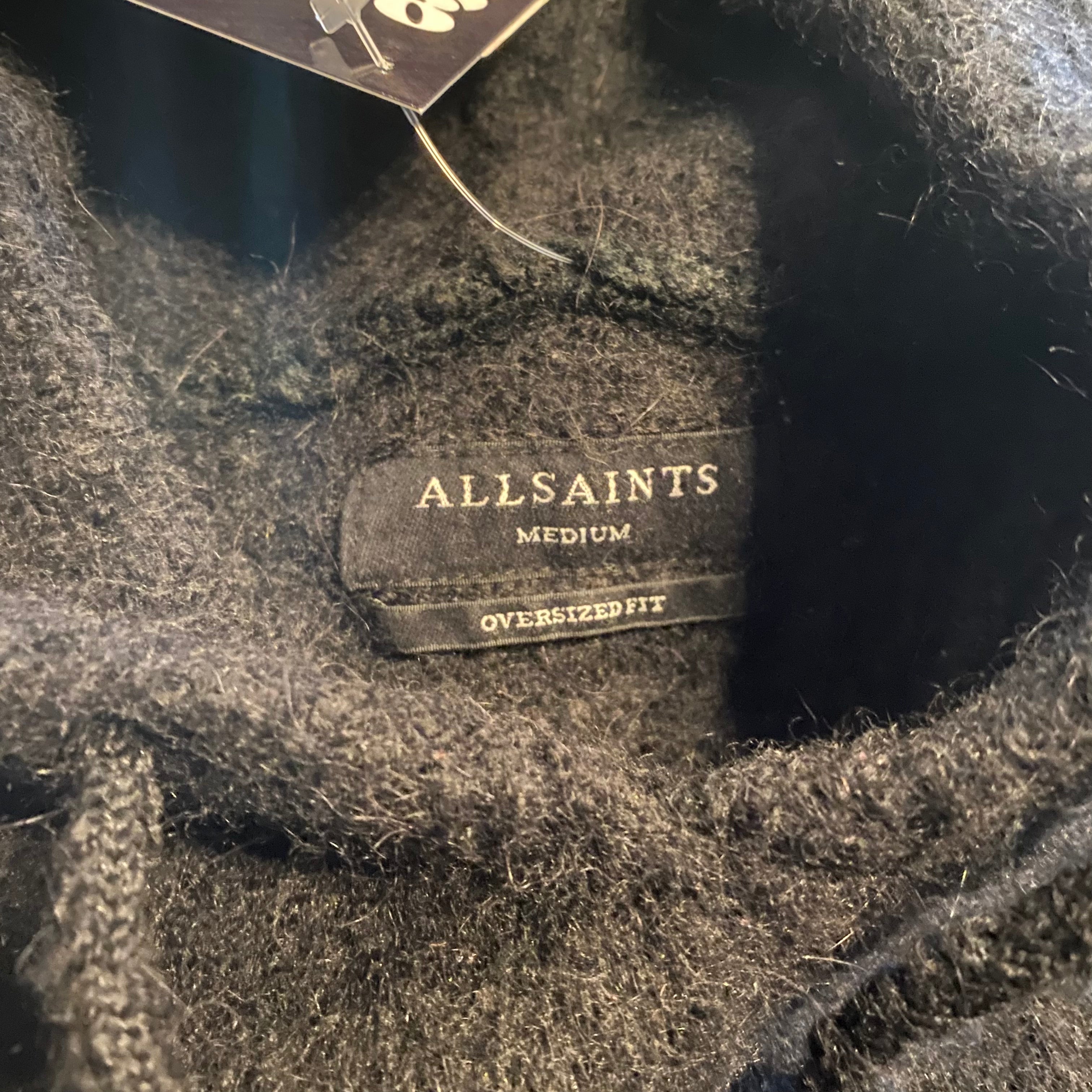 All Saints Wool Hoodie M