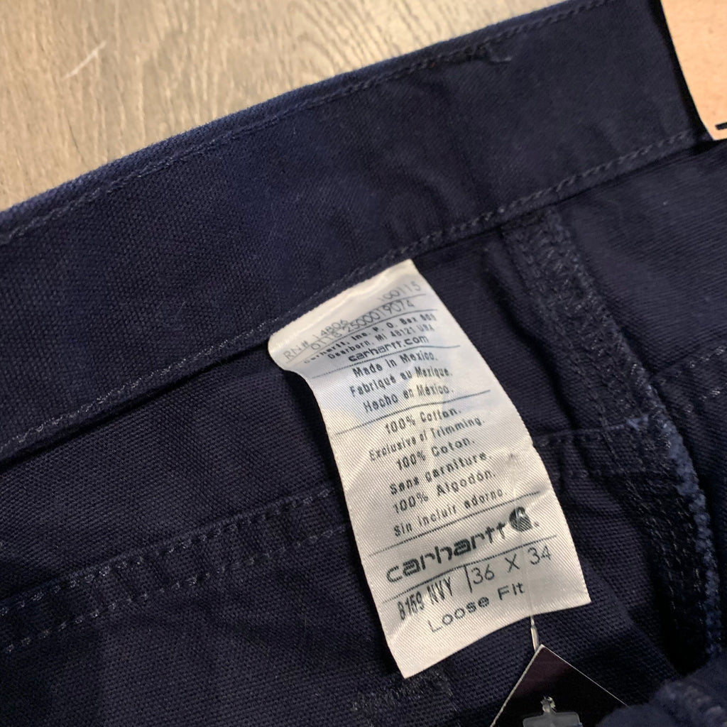 Navy NWT Carhartt Carpenters 36