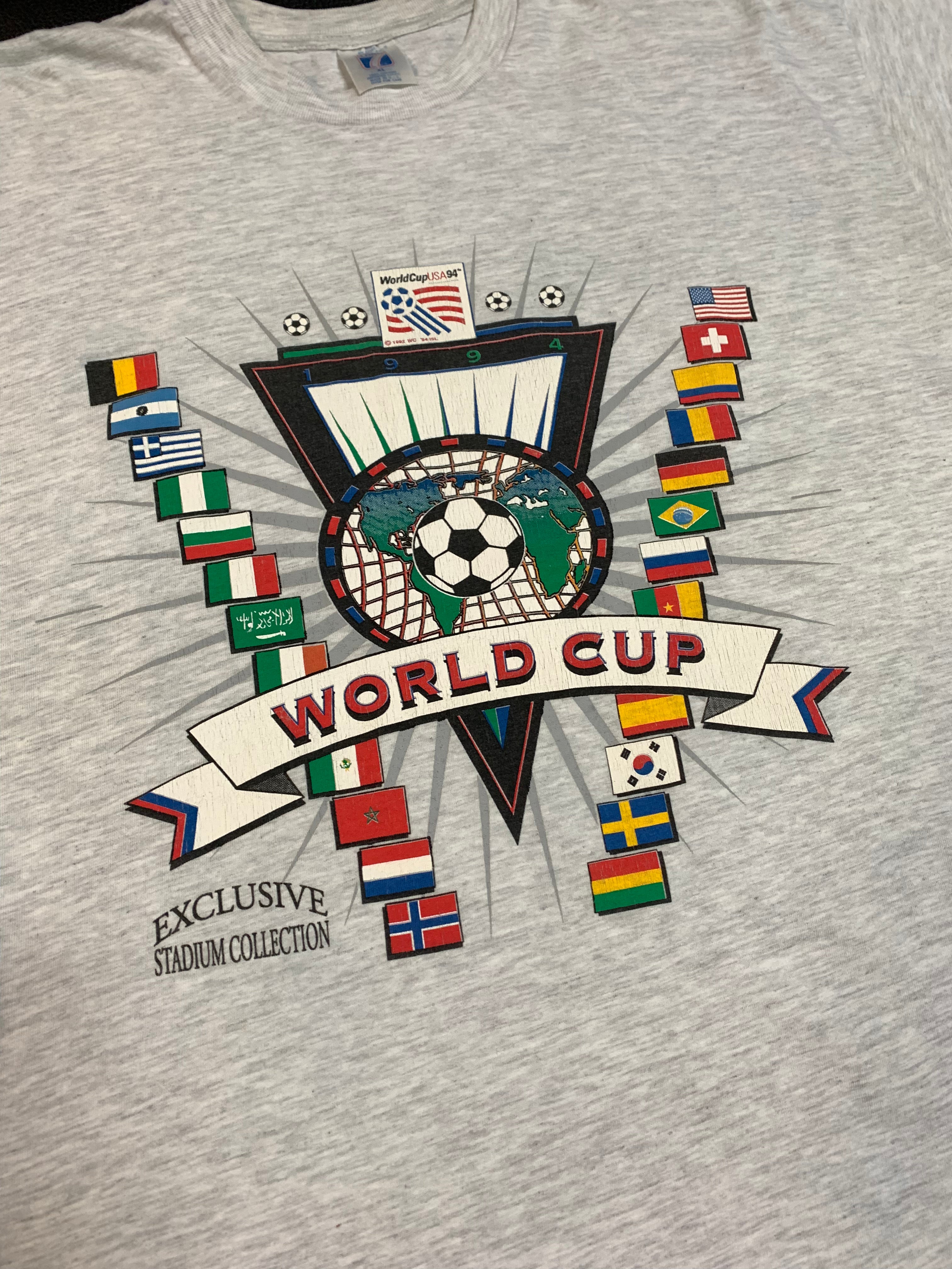 1994 World Cup flags tee XL