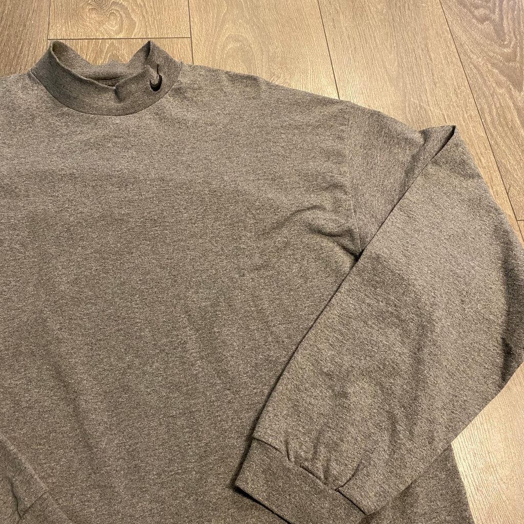 90s Nike Mini Swoosh Mockneck LS XXL