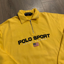 Load image into Gallery viewer, Vintage Polo Sport 1/4 zip sweatshirt M
