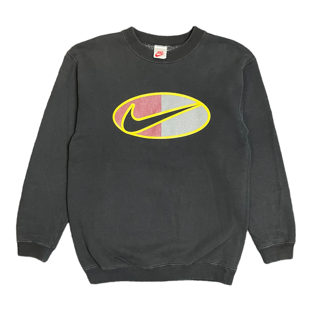 90s Nike big swoosh crewneck M