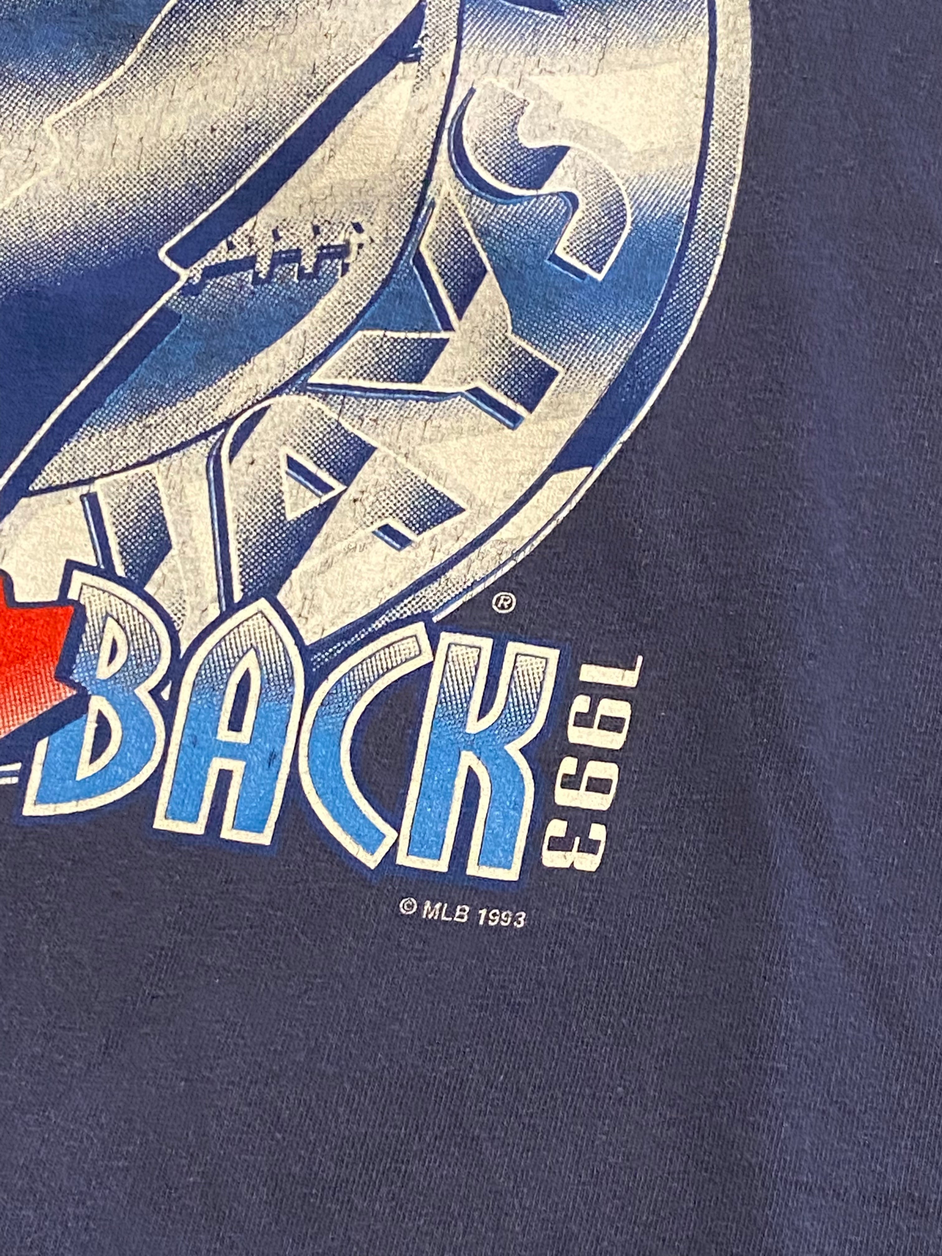 1993 Toronto Blue Jays Back 2 Back tee XL